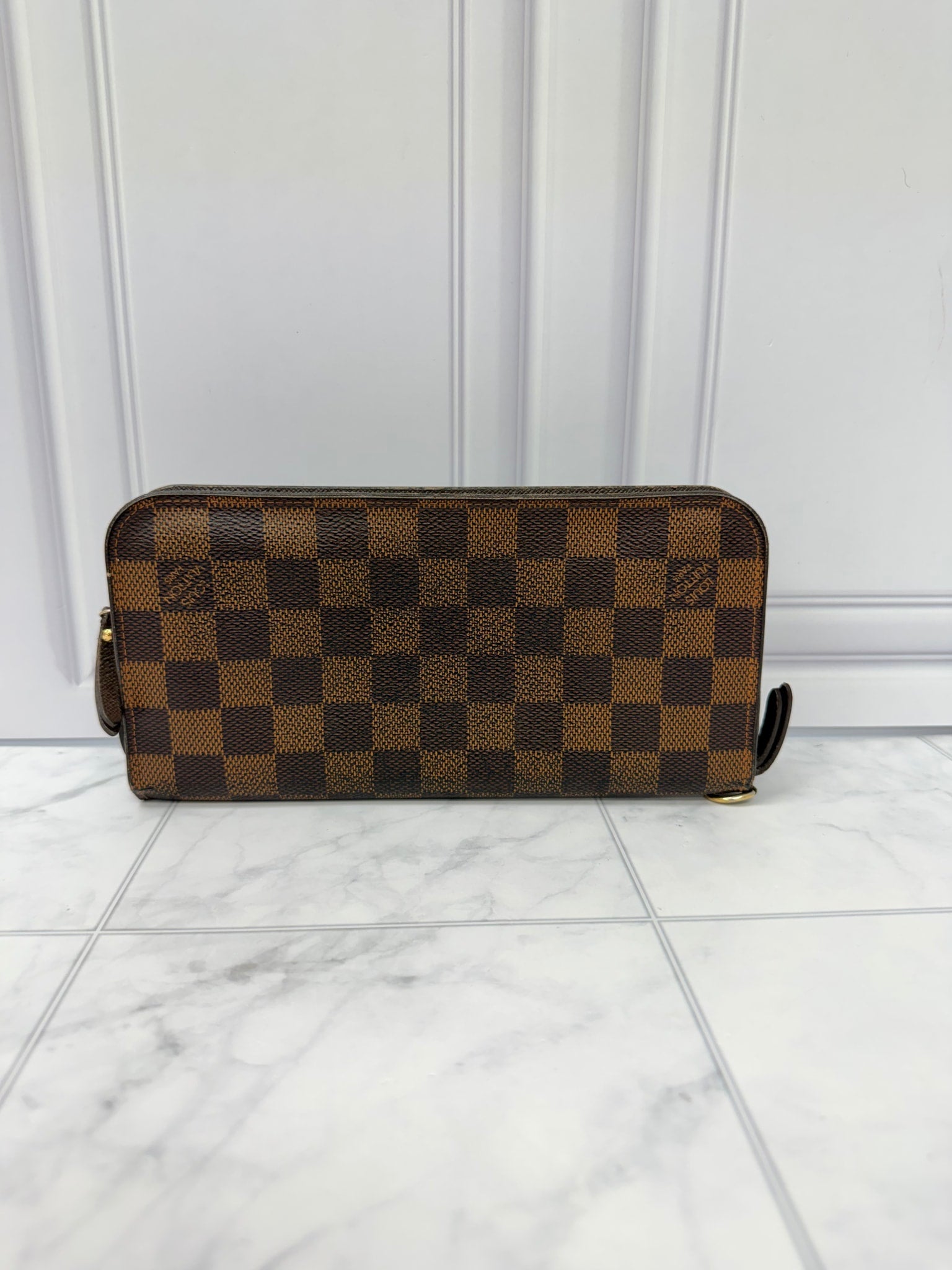 Louis Vuitton Damier Ebene Porte Feuille Long Wallet