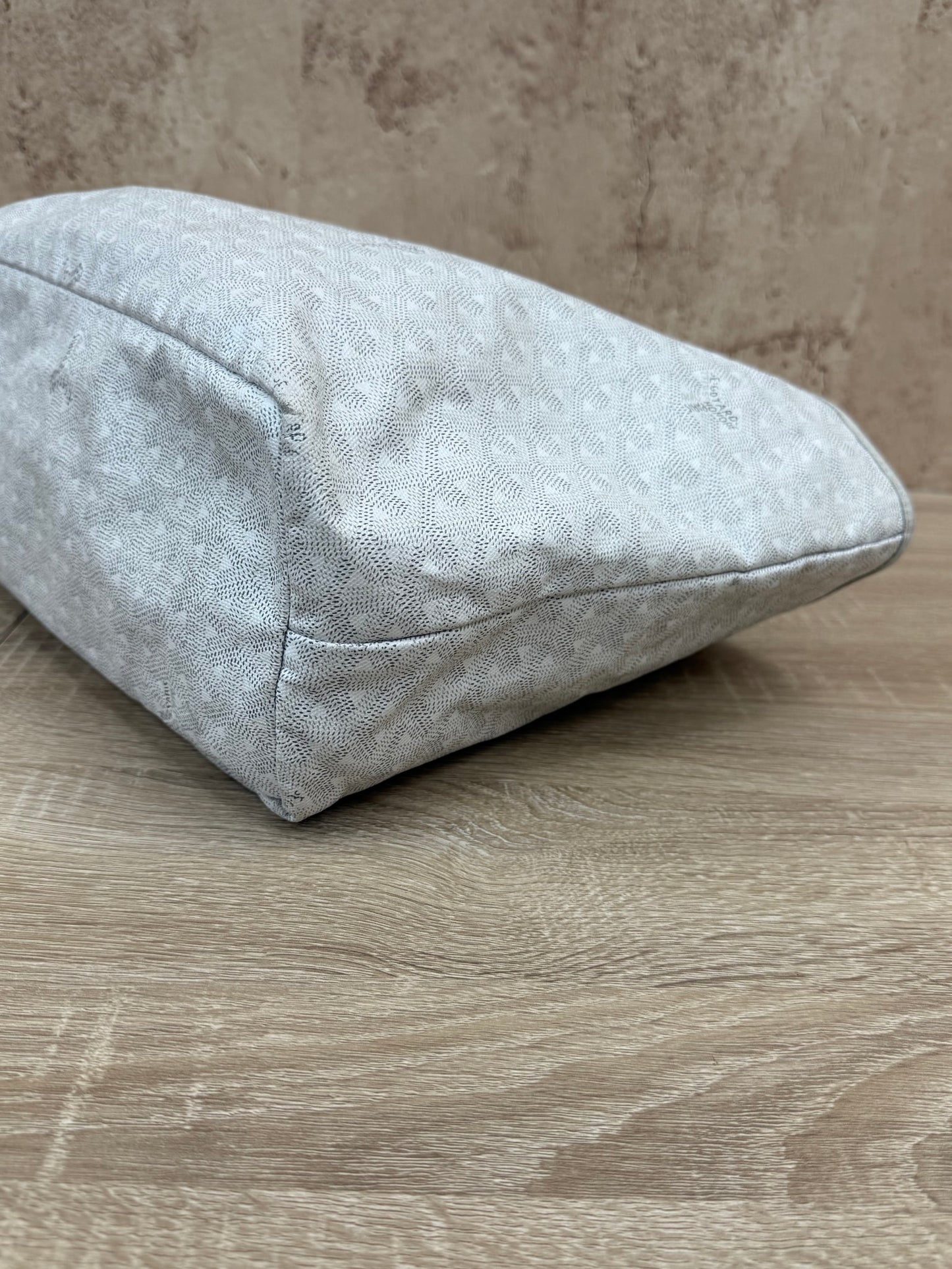 Goyard White Goyardine St. Louis Tote