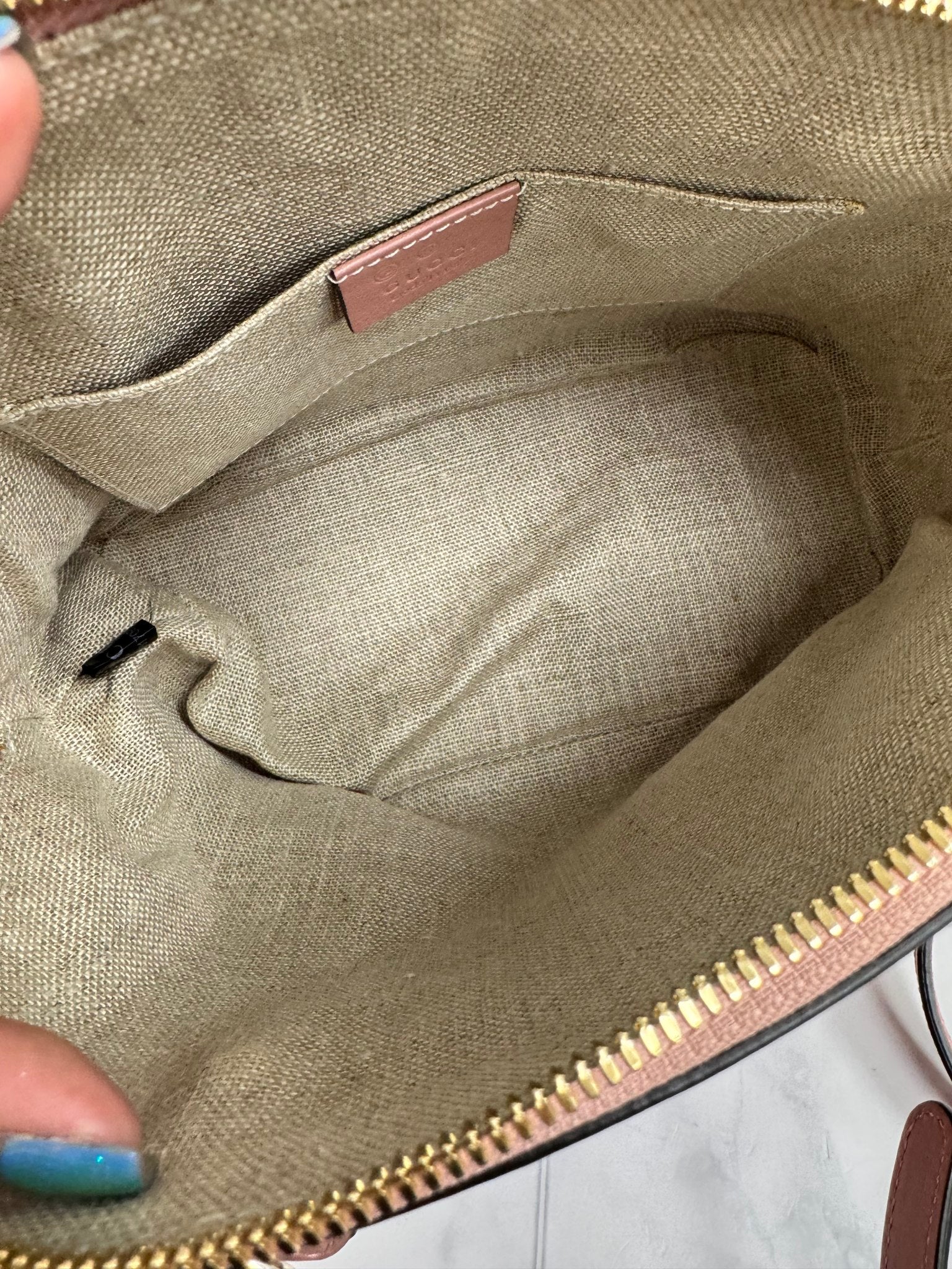 Gucci Pink Microguccissima Leather Mini Dome Bag