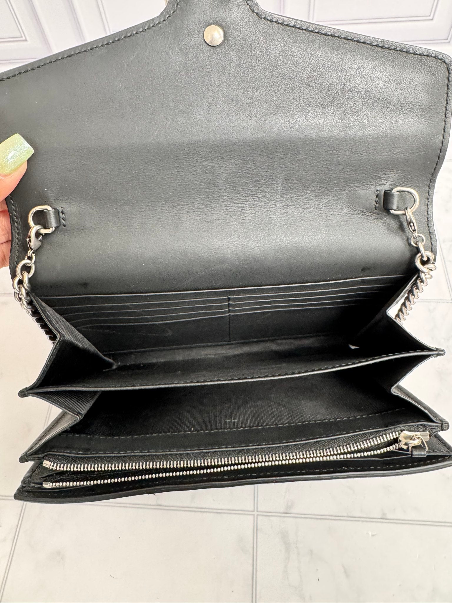 Gucci Black Suede Dionysus Crossbody Bag