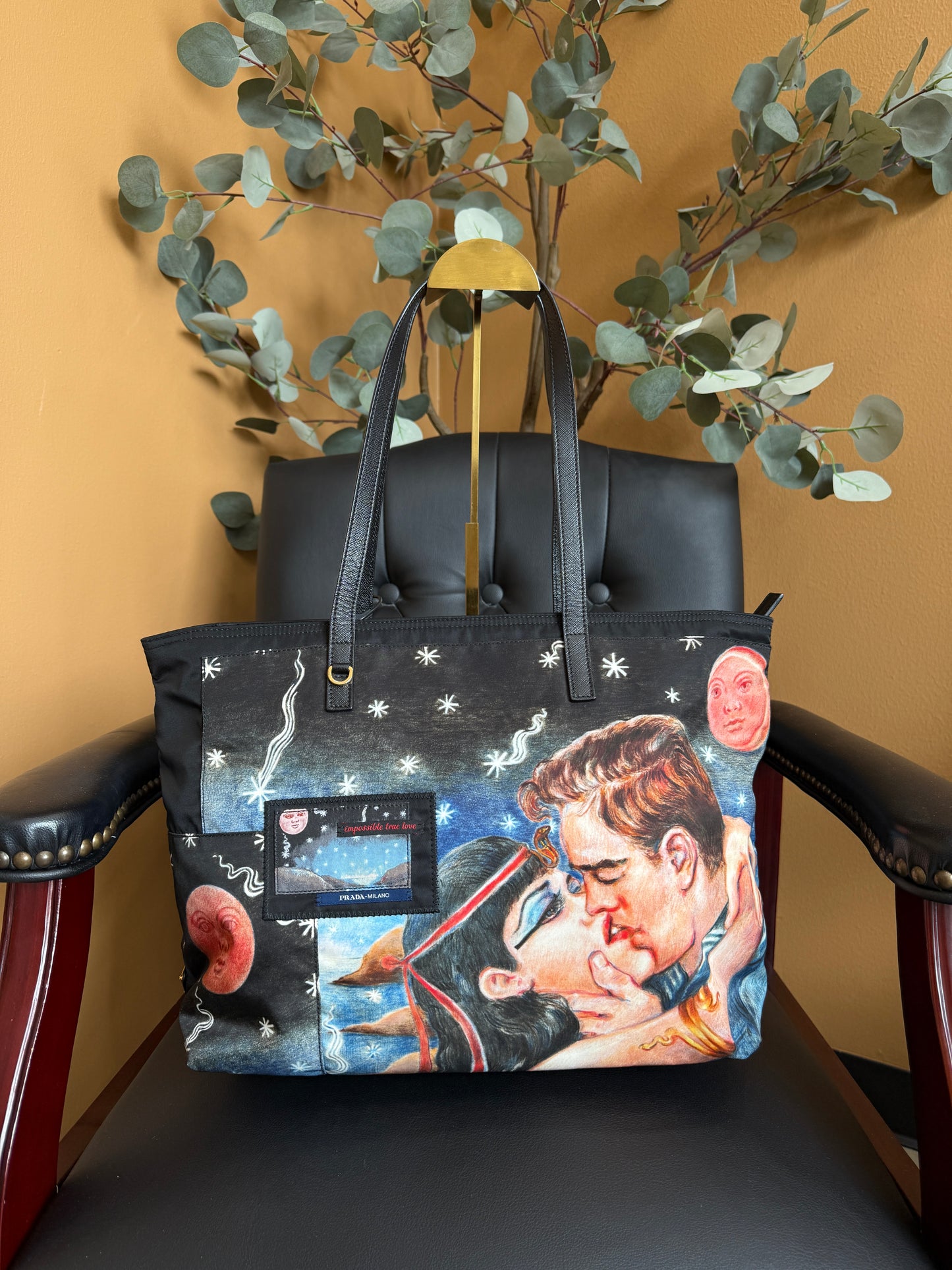 Prada Impossible True Love Nylon Tote