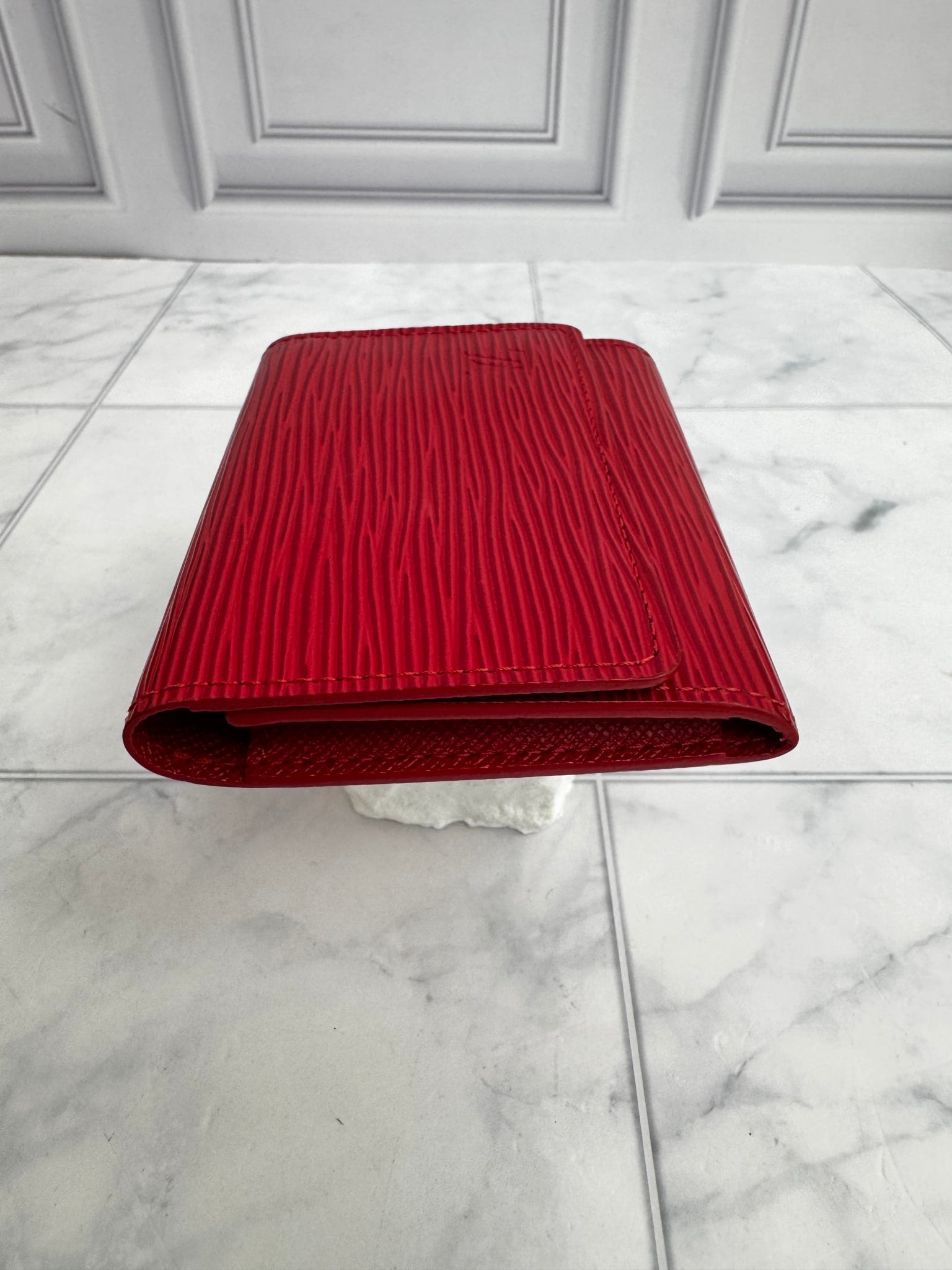 Louis Vuitton Red Epi Card Case