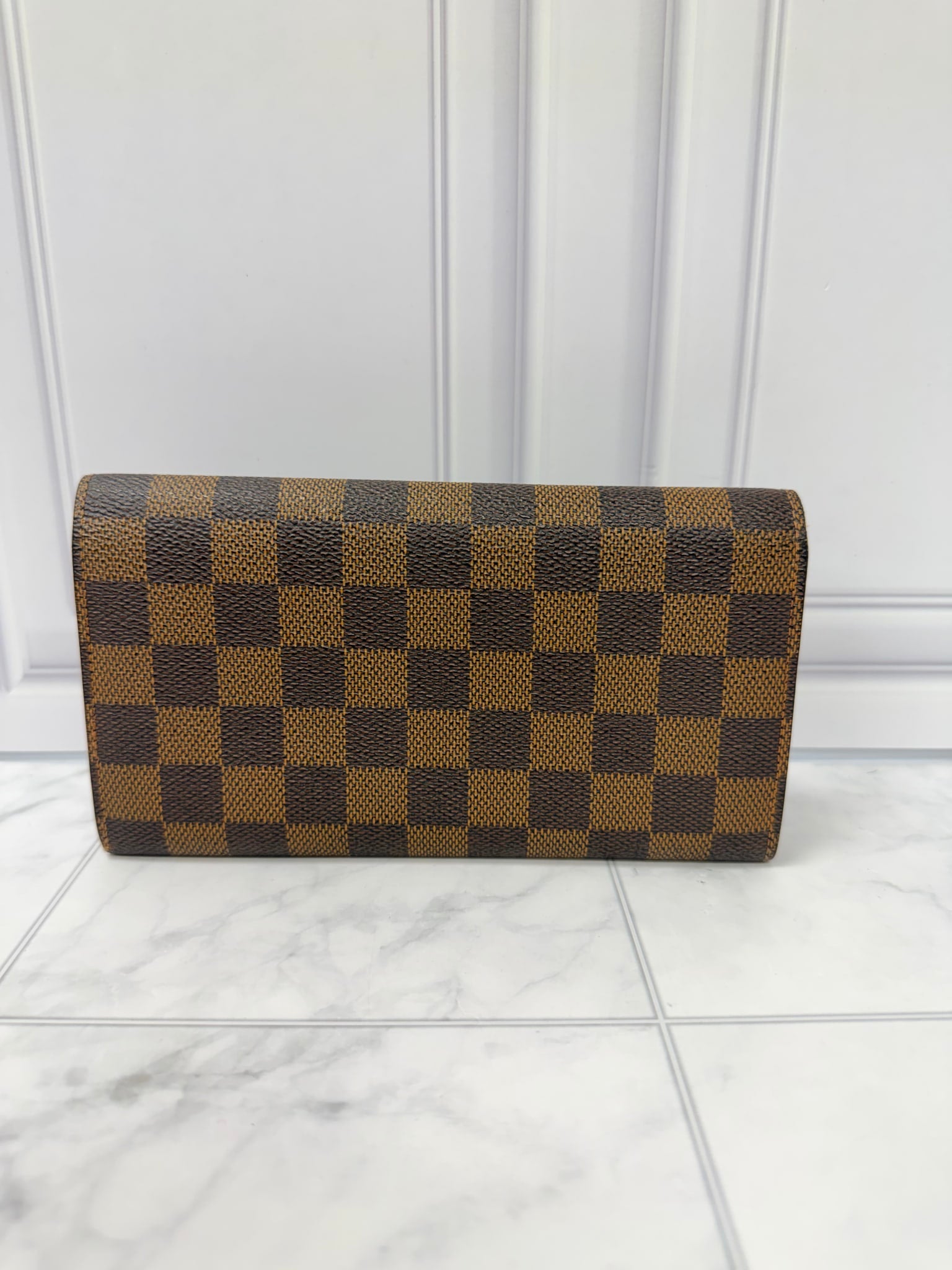 Louis Vuitton Damier Ebene Sarah Wallet