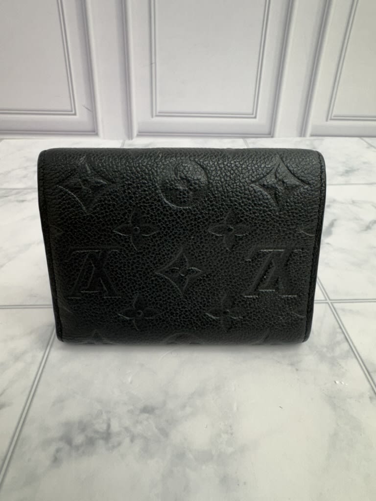 Louis Vuitton Black Empreinte Monogram Victorine Compact Wallet
