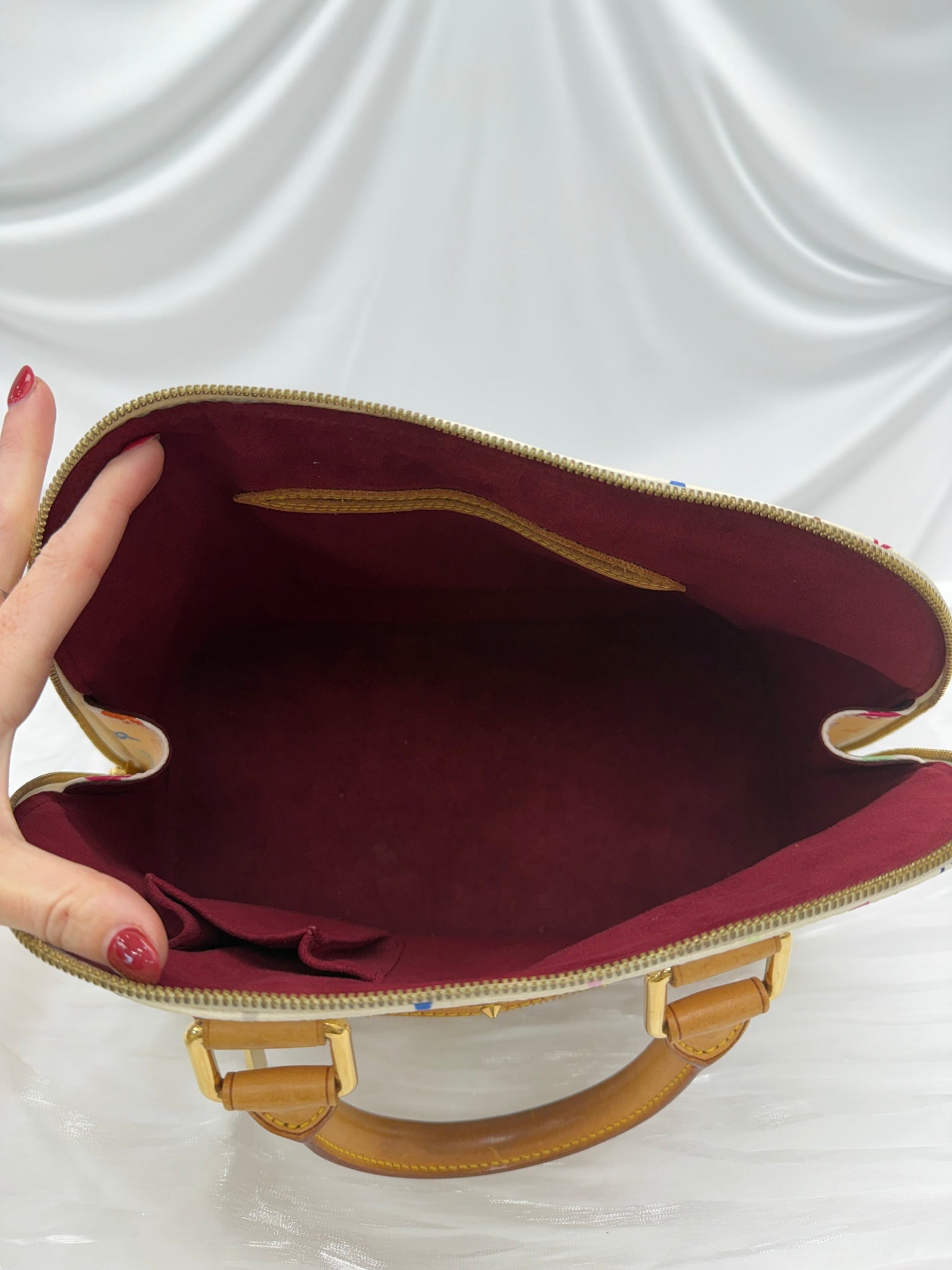 Louis Vuitton White Multicolore Monogram Alma PM