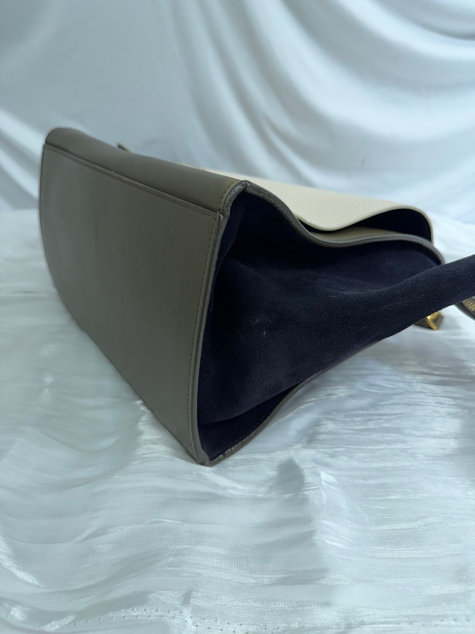 Celine Tri Color Trapeze 2Way Bag