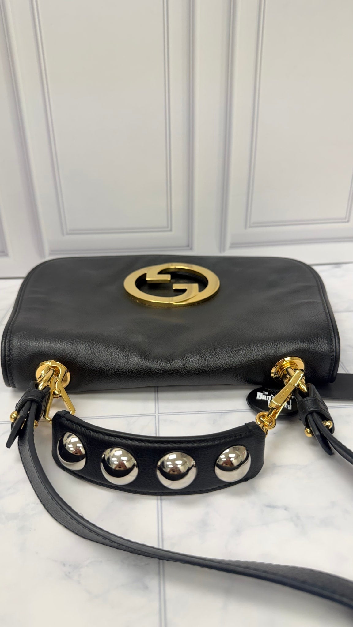Gucci Black Leather Blondie Crossbody