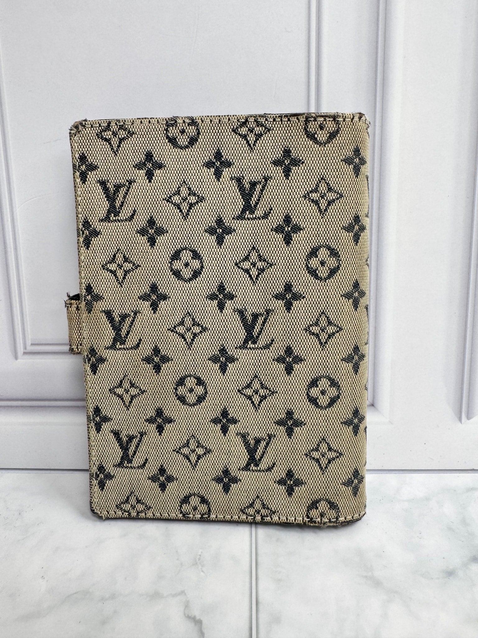 Louis Vuitton Mini Lin Denim Passport Agenda PM