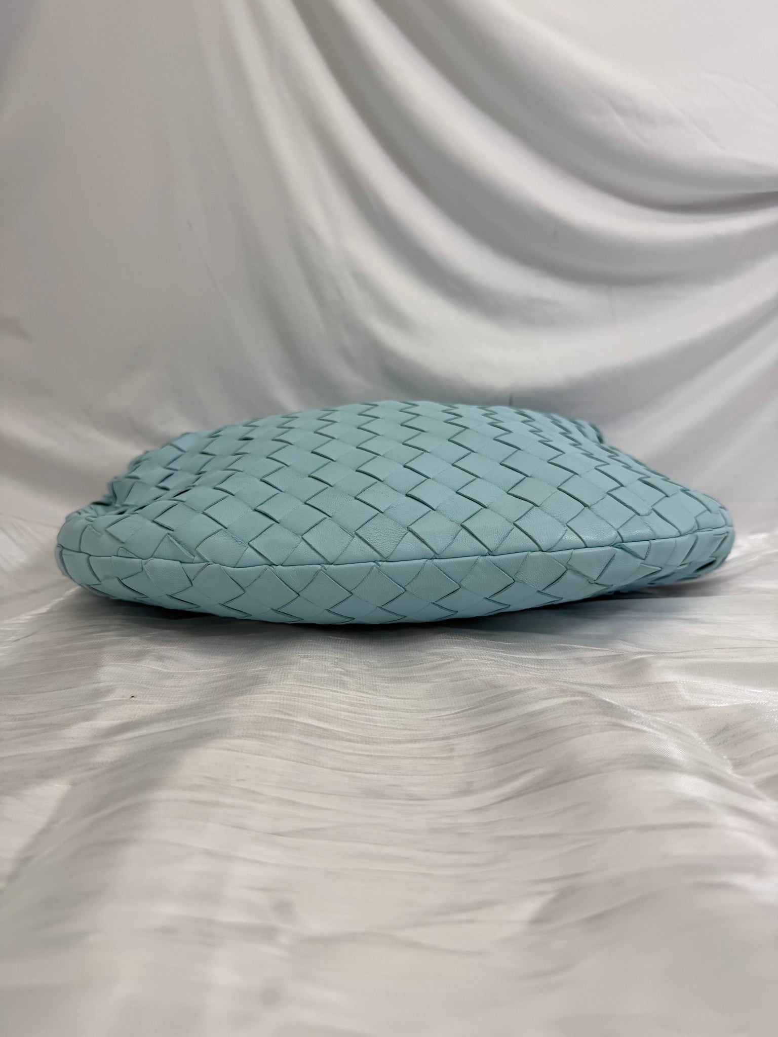 Bottega Veneta Light Blue Intrecciato Teen Jodie Bag