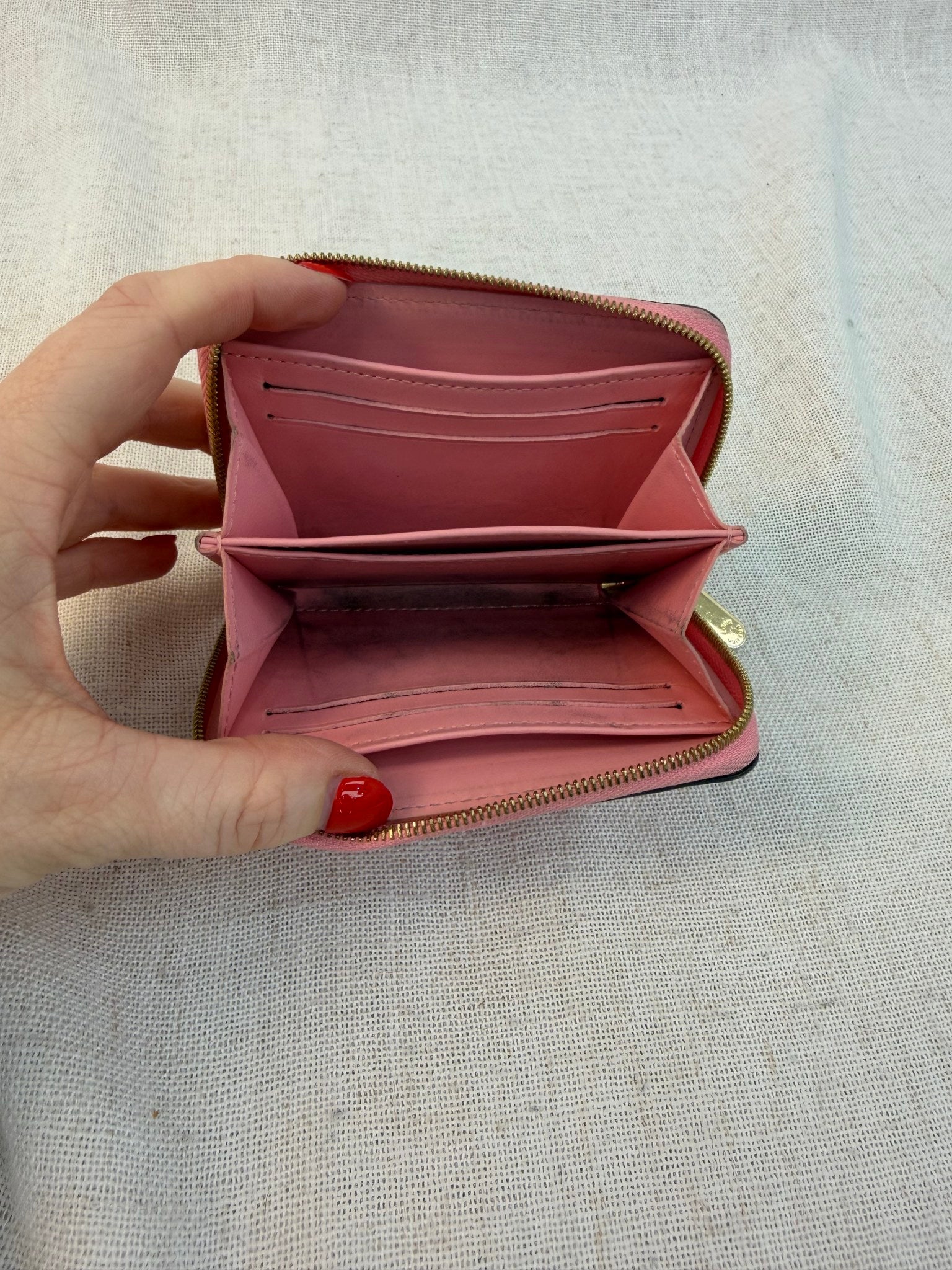Louis Vuitton Sunset Vernis Leather Compact Zippy Wallet