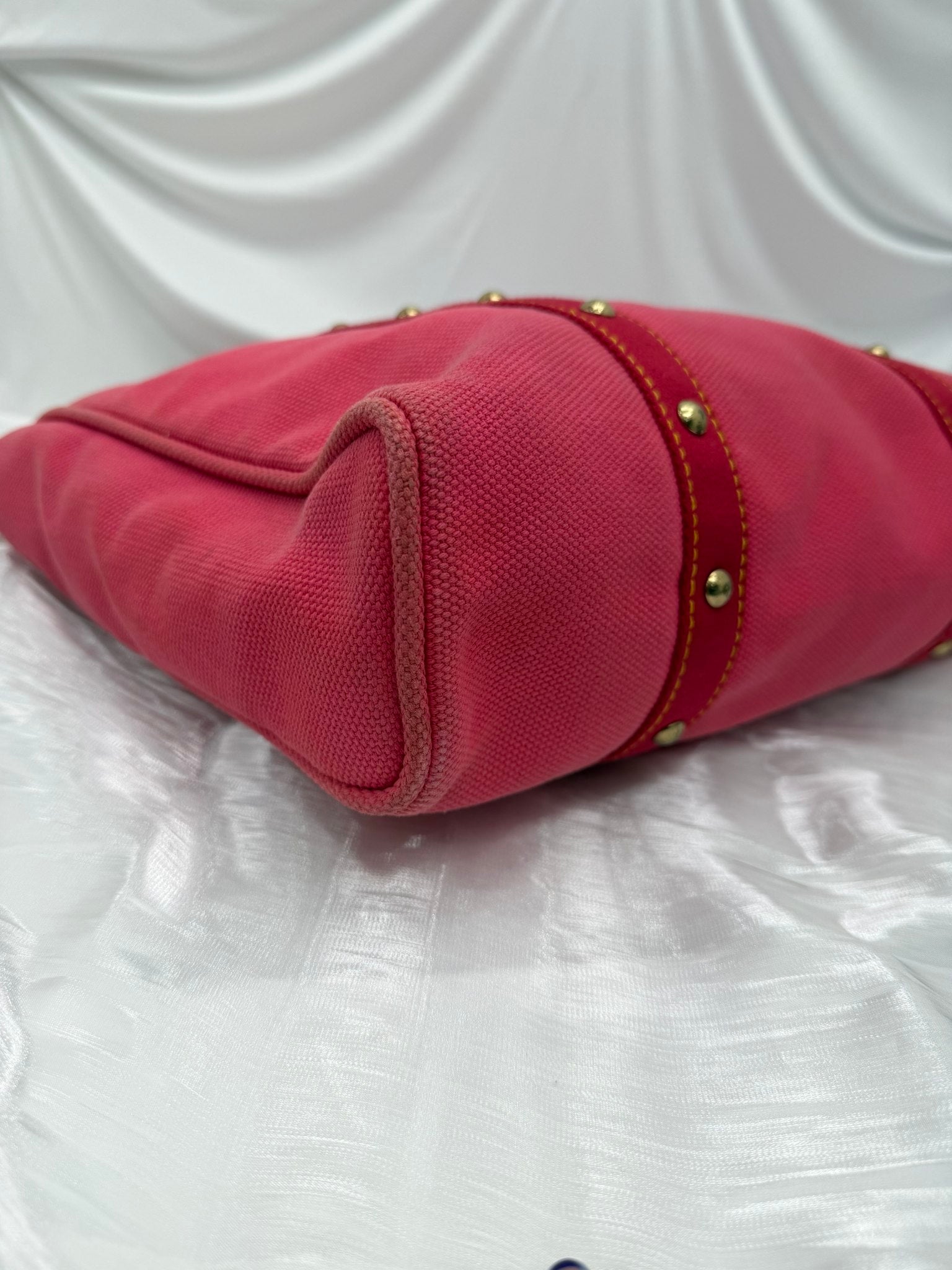 Louis Vuitton Pink Canvas Antigua Cabas GM Tote