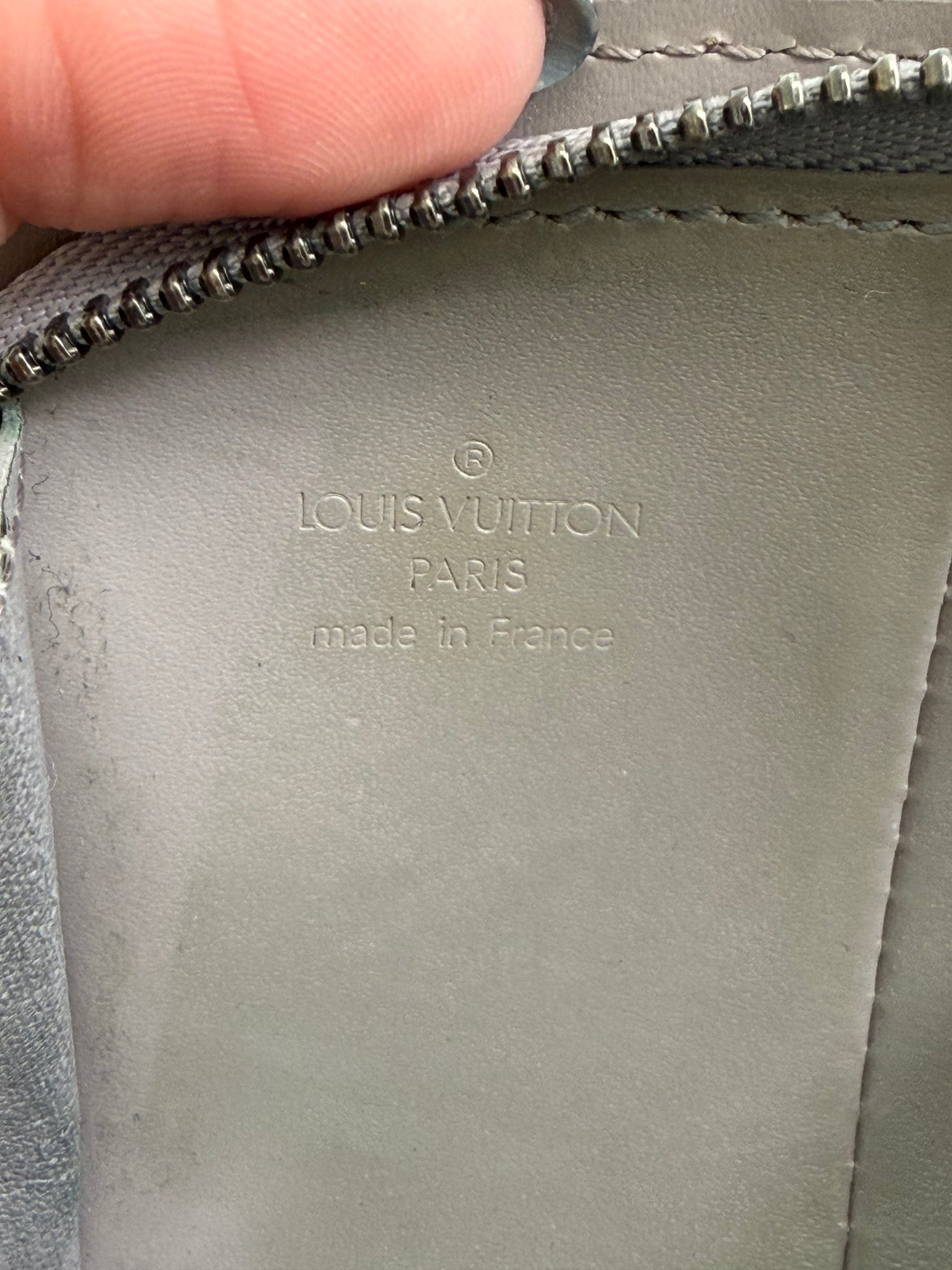 Louis Vuitton Lilac Epi Demi Lune Coin Case