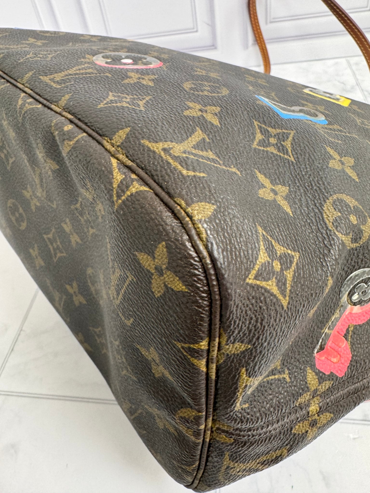 Louis Vuitton Monogram Love Lock Neverfull MM