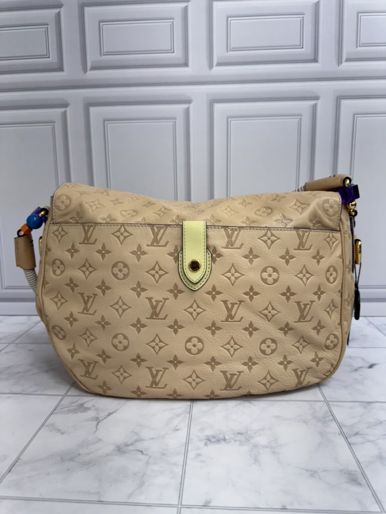 Louis Vuitton Beige Monogram Limited Edition Underground Messenger Bag
