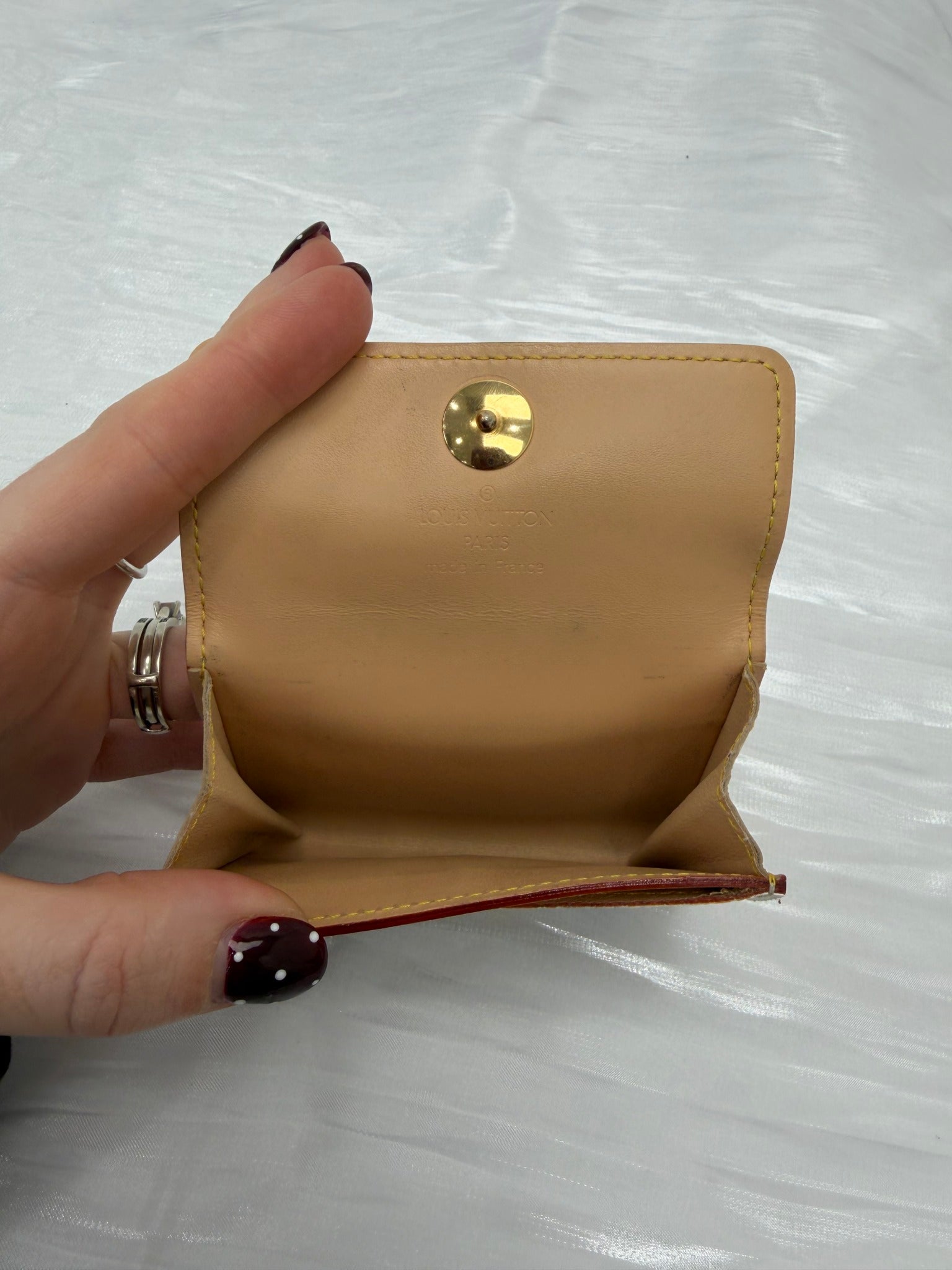 Louis Vuitton White Multicolore Monogram Card Case