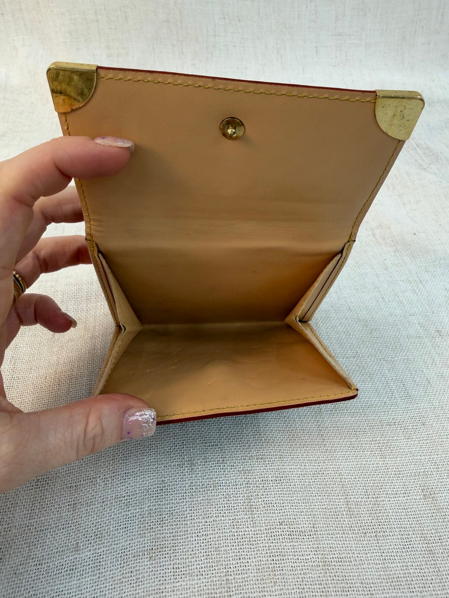 Louis Vuitton Black Multicolor Elise Compact Wallet