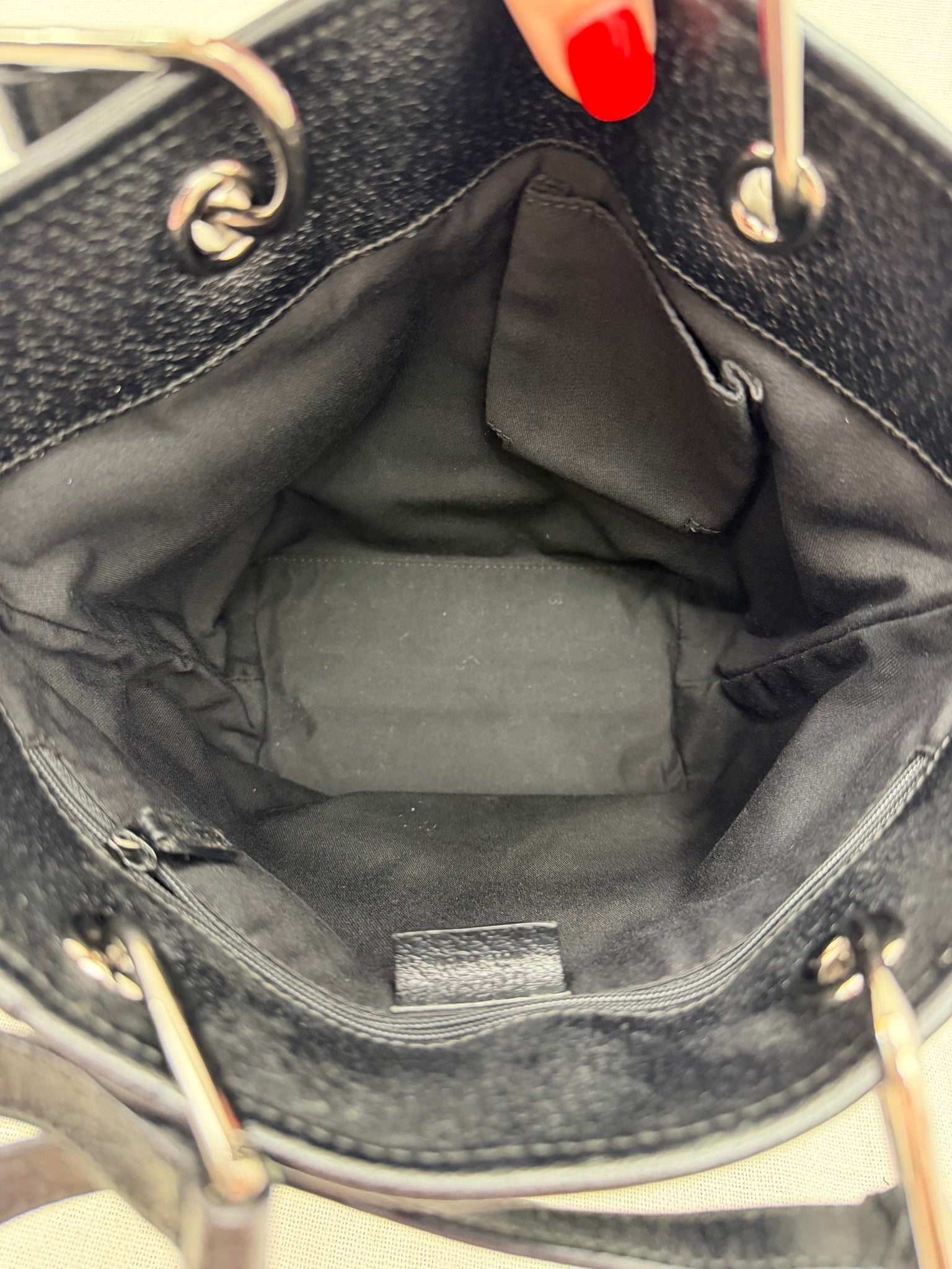 Gucci Black GG Canvas Eclipse Shoulder Bag