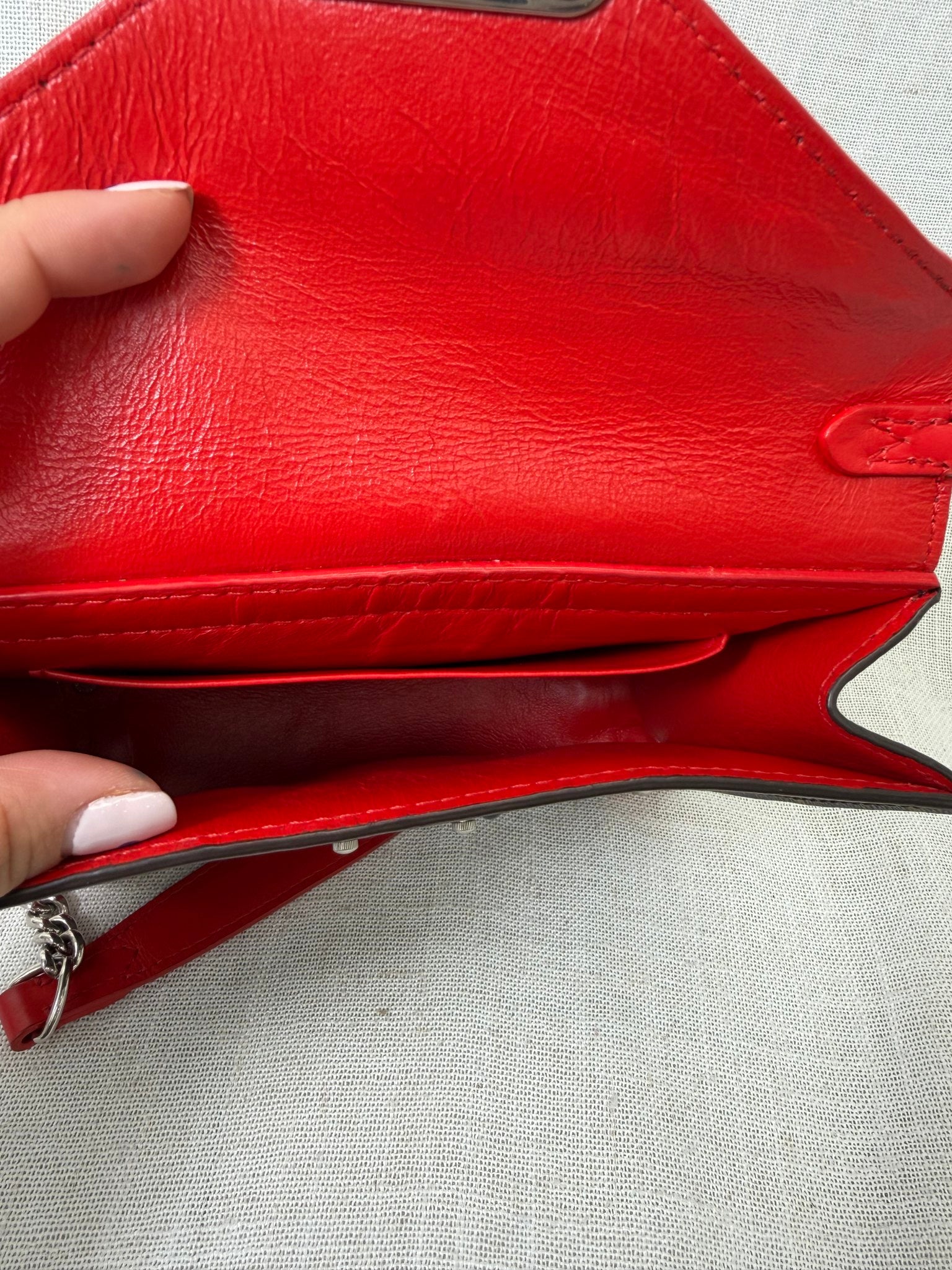 Louis Vuitton Rouge Limited Edition Tribal Mask Pochette Crossbody