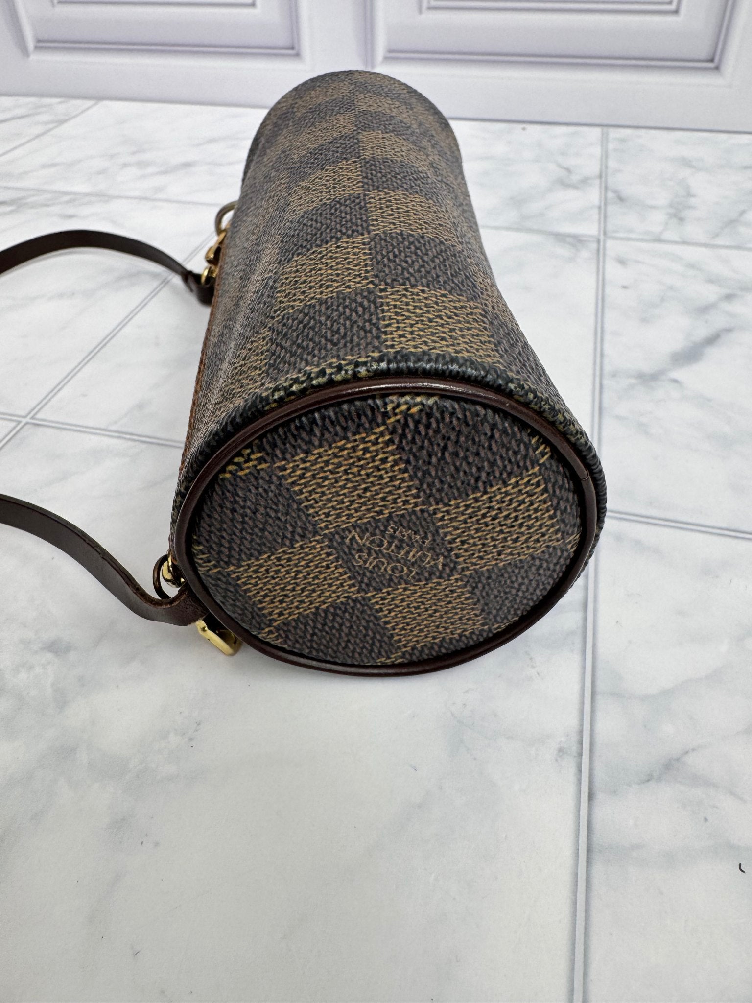 Louis Vuitton Damier Ebene Mini Papillon Pouch