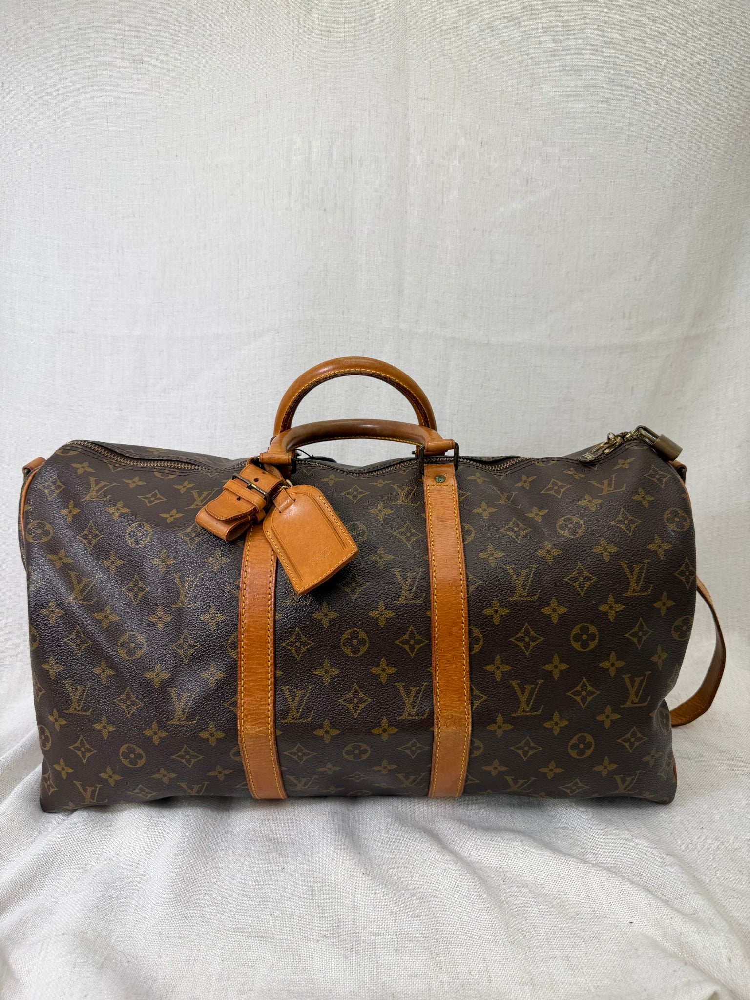 Louis Vuitton Monogram Keepaall 50 Duffle Bag