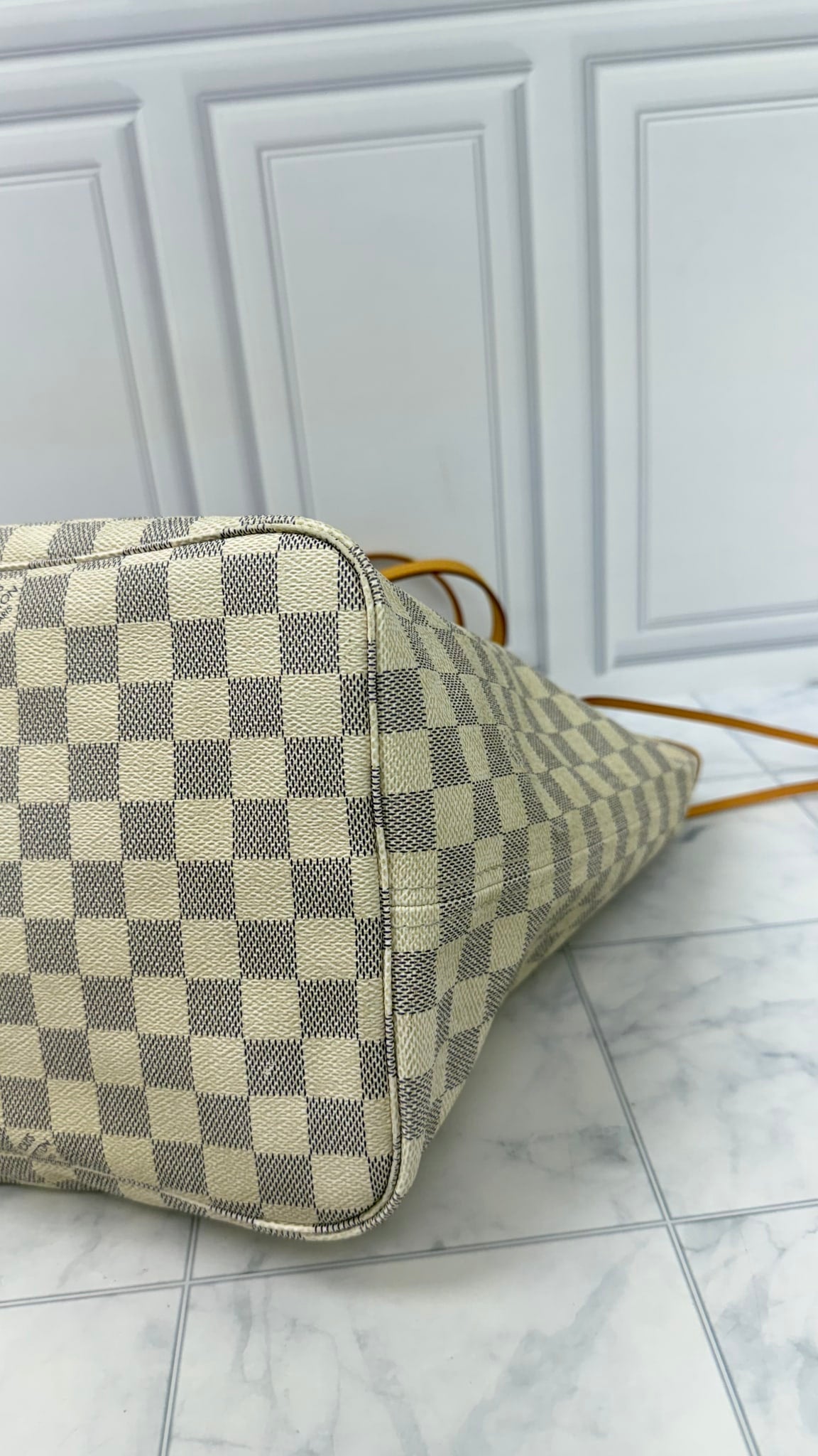 Louis Vuitton Damier Azur Neverfull GM Tote Bag