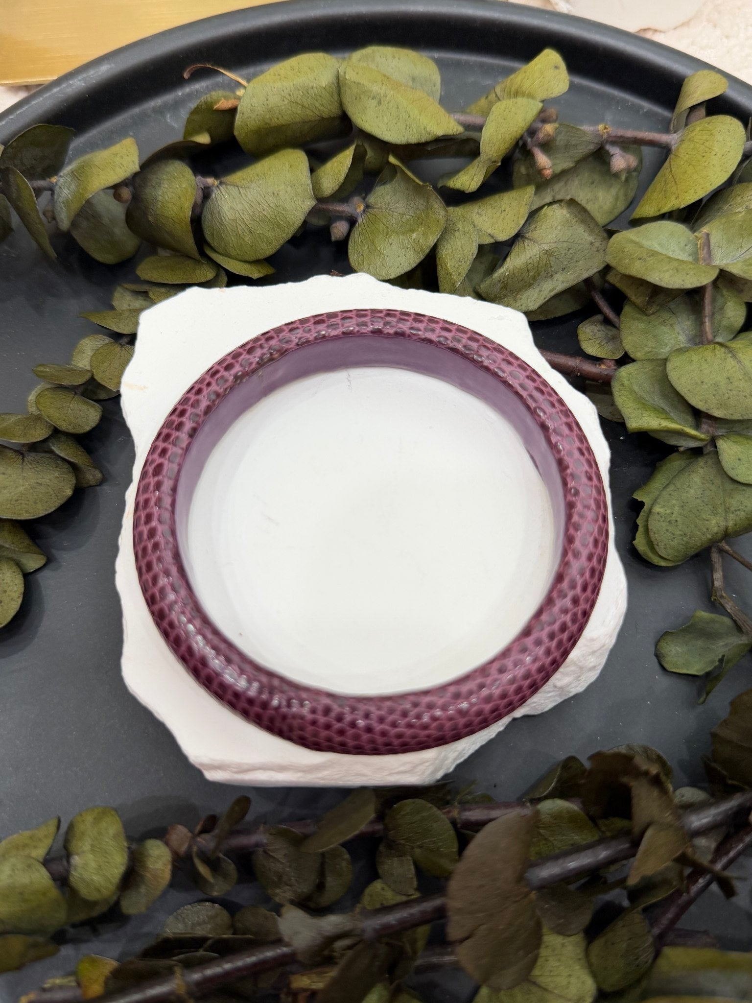 Bottega Venetta Purple Python Bangle