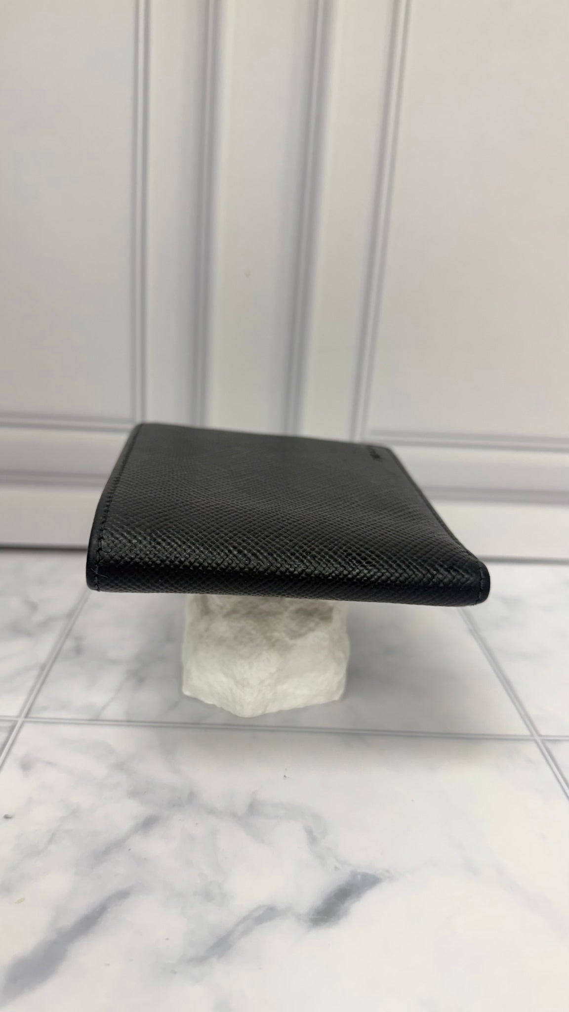 Prada Black Saffiano Leather Bifold Wallet