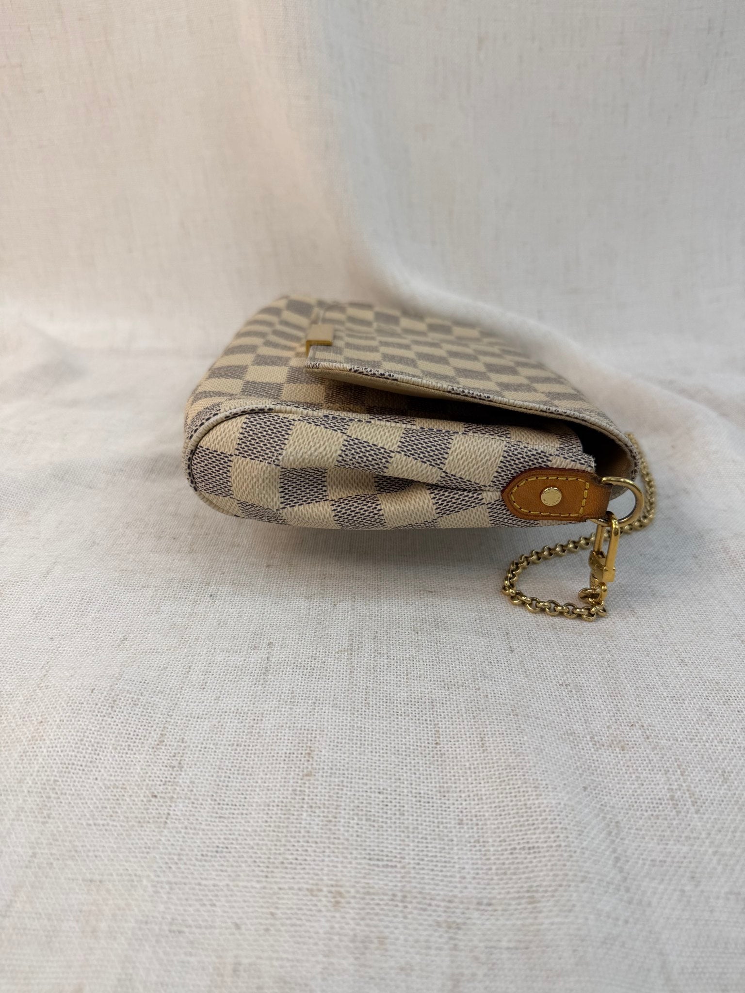 Louis Vuitton Damier Azur Favorite MM Shoulder Bag