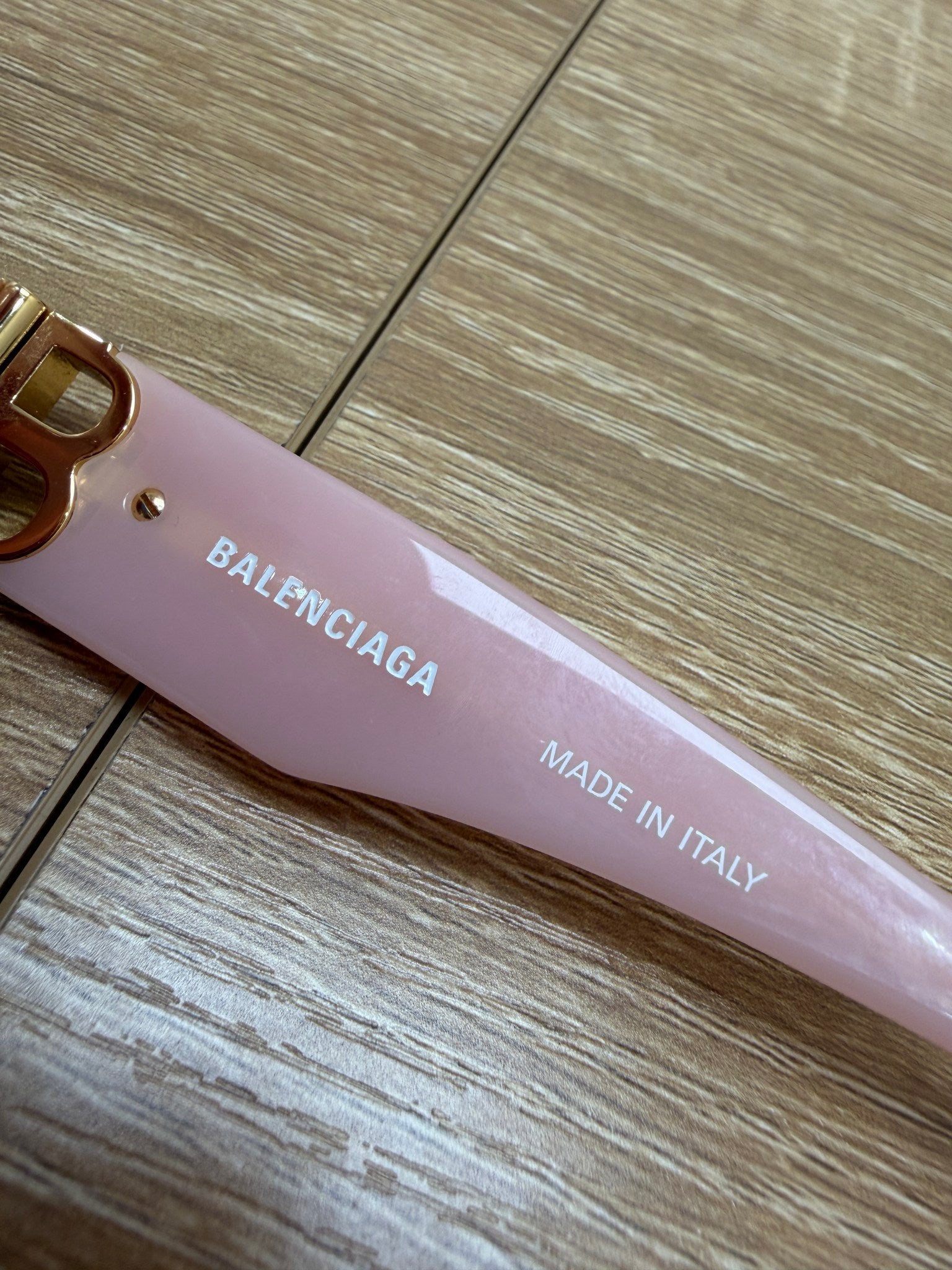 LIKE NEW- Balenciaga Pink New Trend Sunglasses