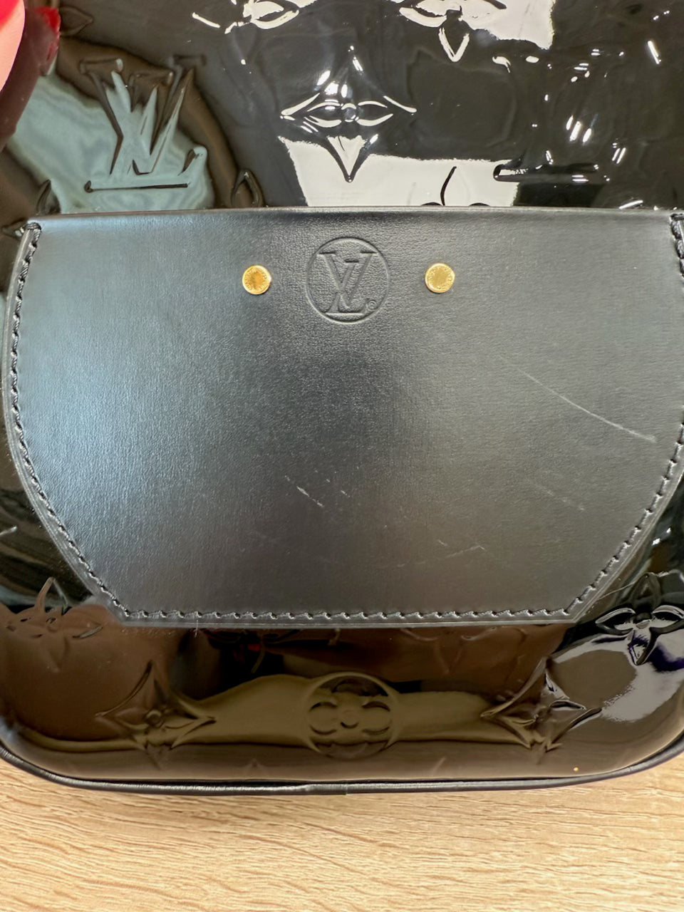 Louis Vuitton Black Vernis Boite Chapeau Souple MM