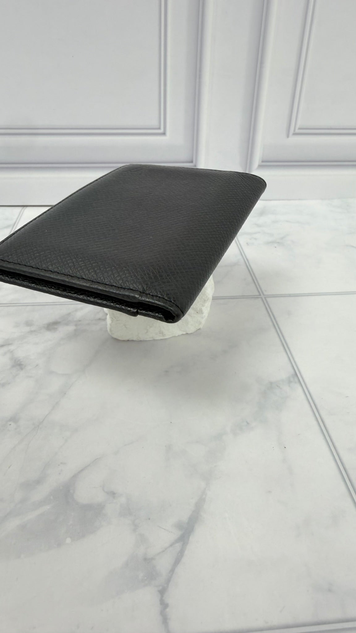 Louis Vuitton Black Taiga Leather Pocket Organizer