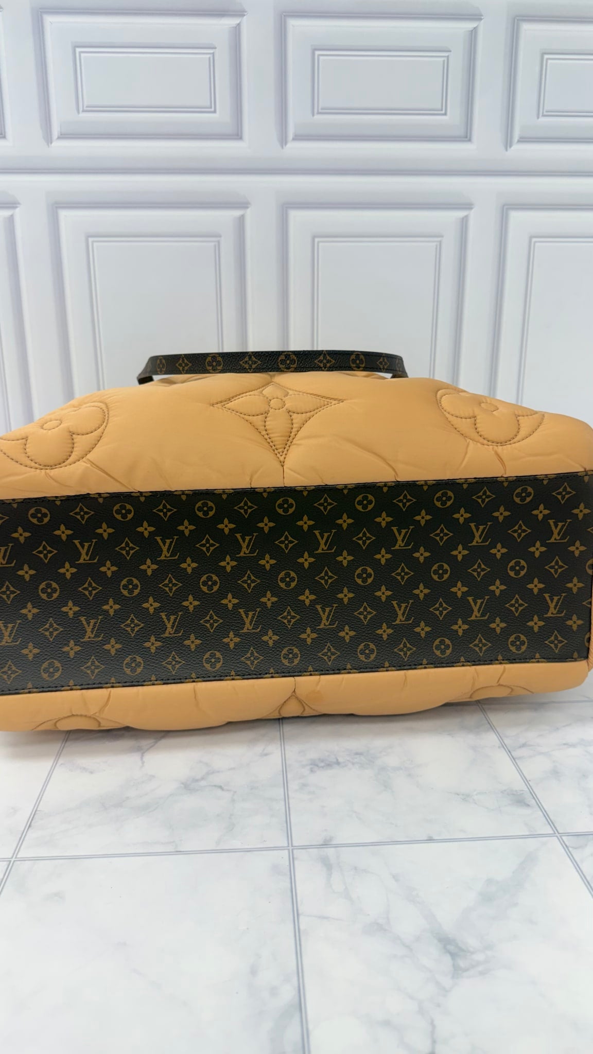 Louis Vuitton Tan Monogram Nylon Econyl Pillow On The Go GM