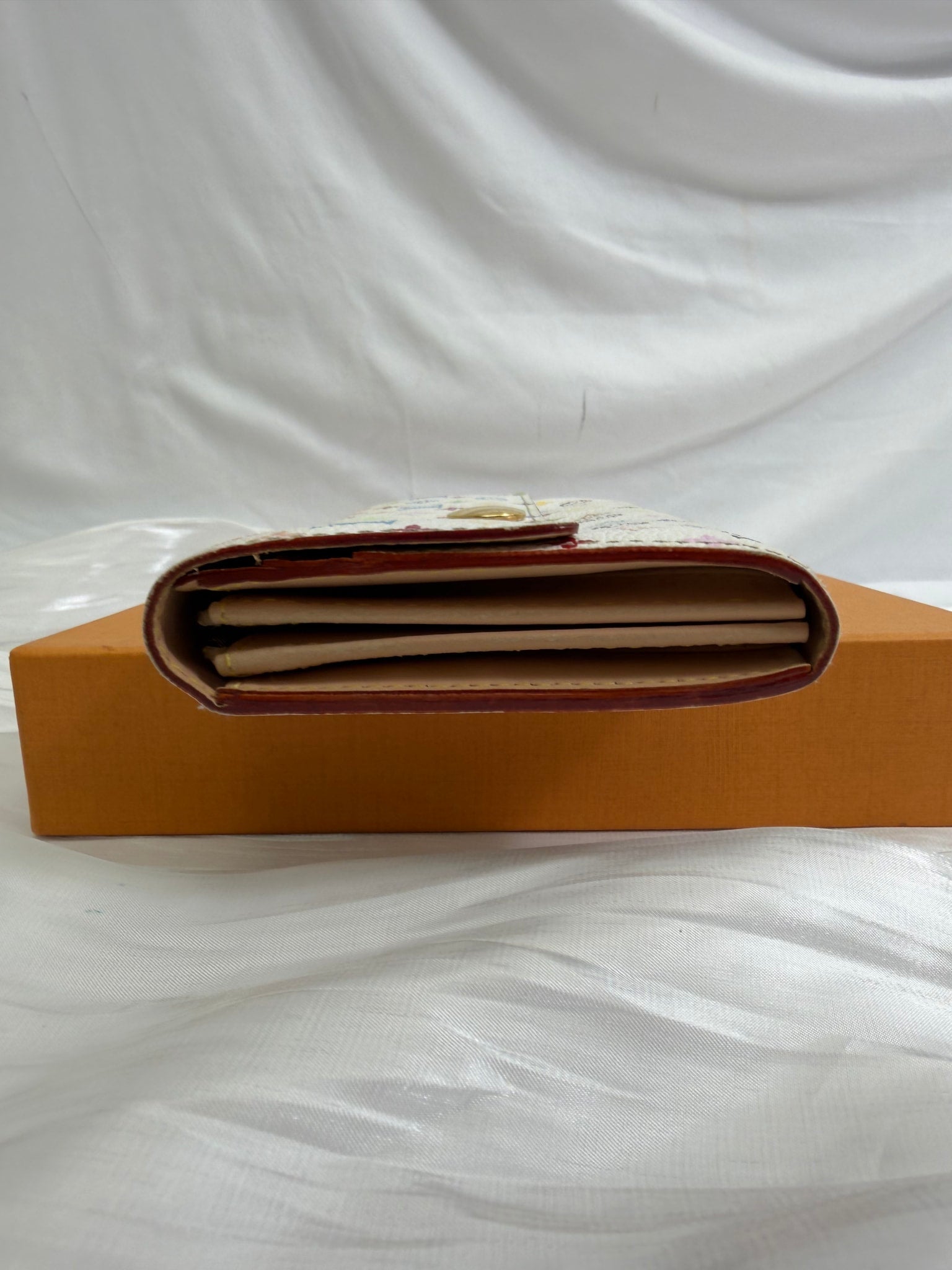 Louis Vuitton Monogram White Multicolor Sarah Wallet