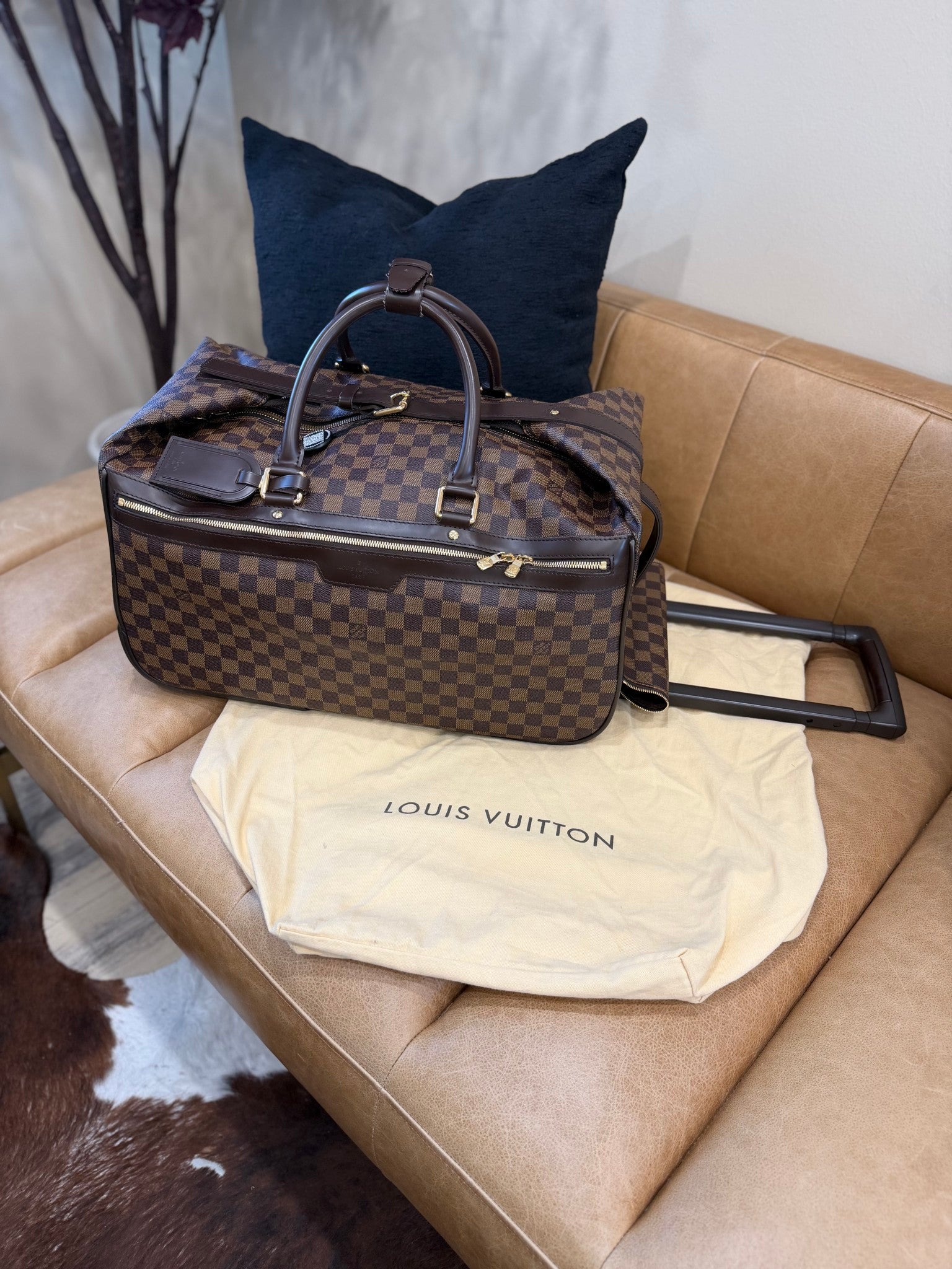 Louis Vuitton Damier Ebene Eole 50 Rolling Luggage