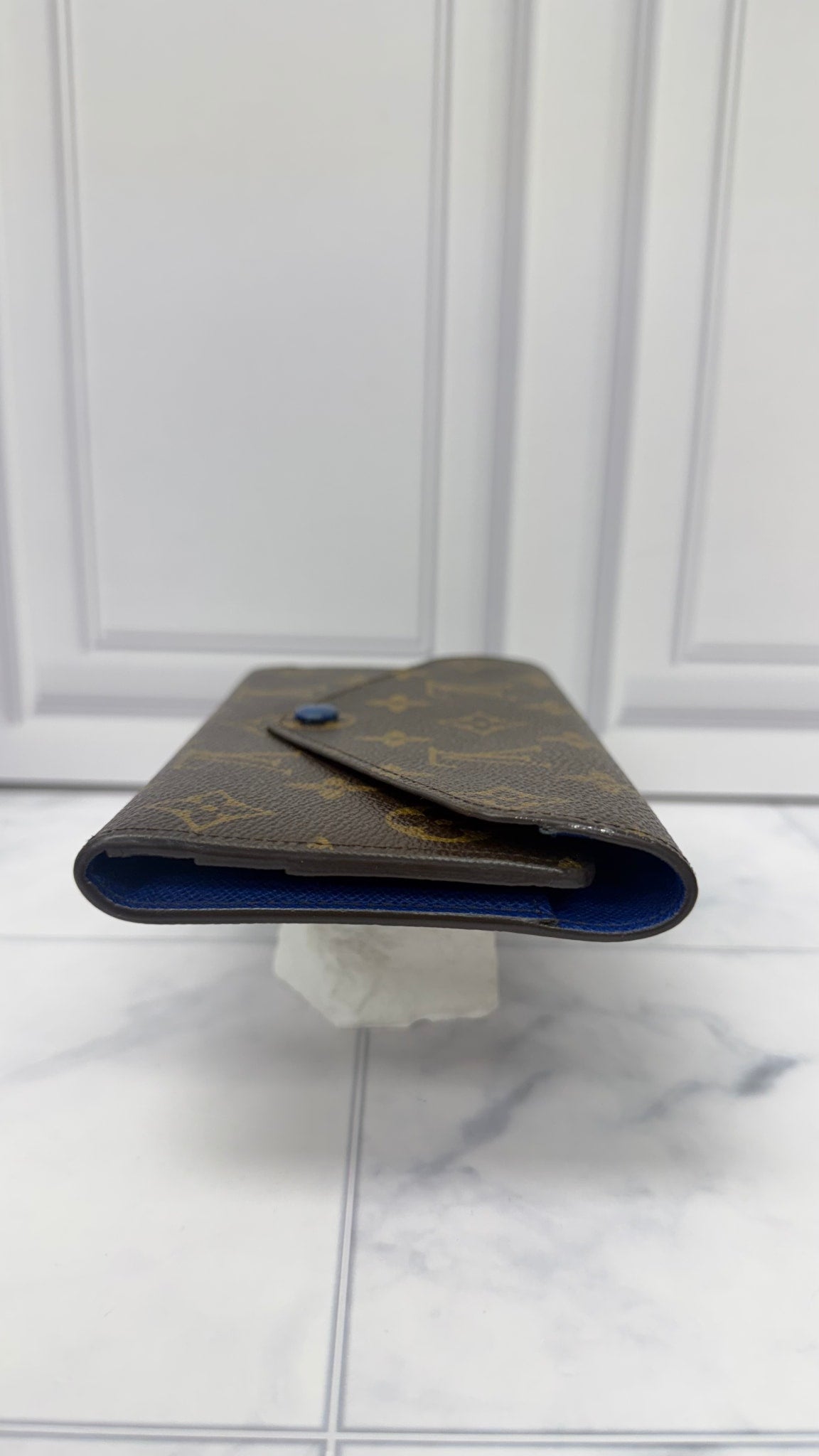 Louis Vuitton Monogram Blue Josephine Wallet