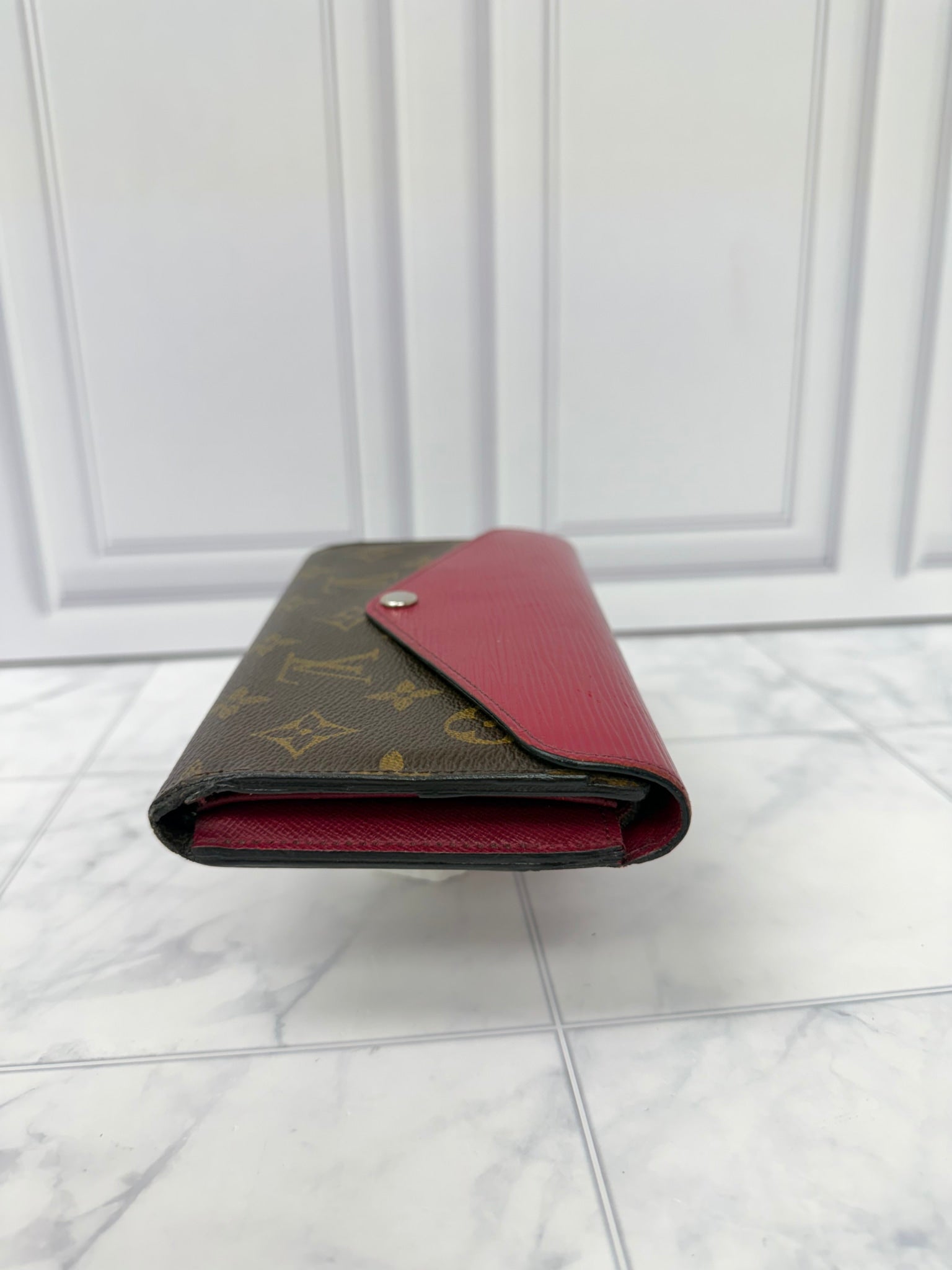 Louis Vuitton Monogram Purple Epi Leather Marie Lou Wallet