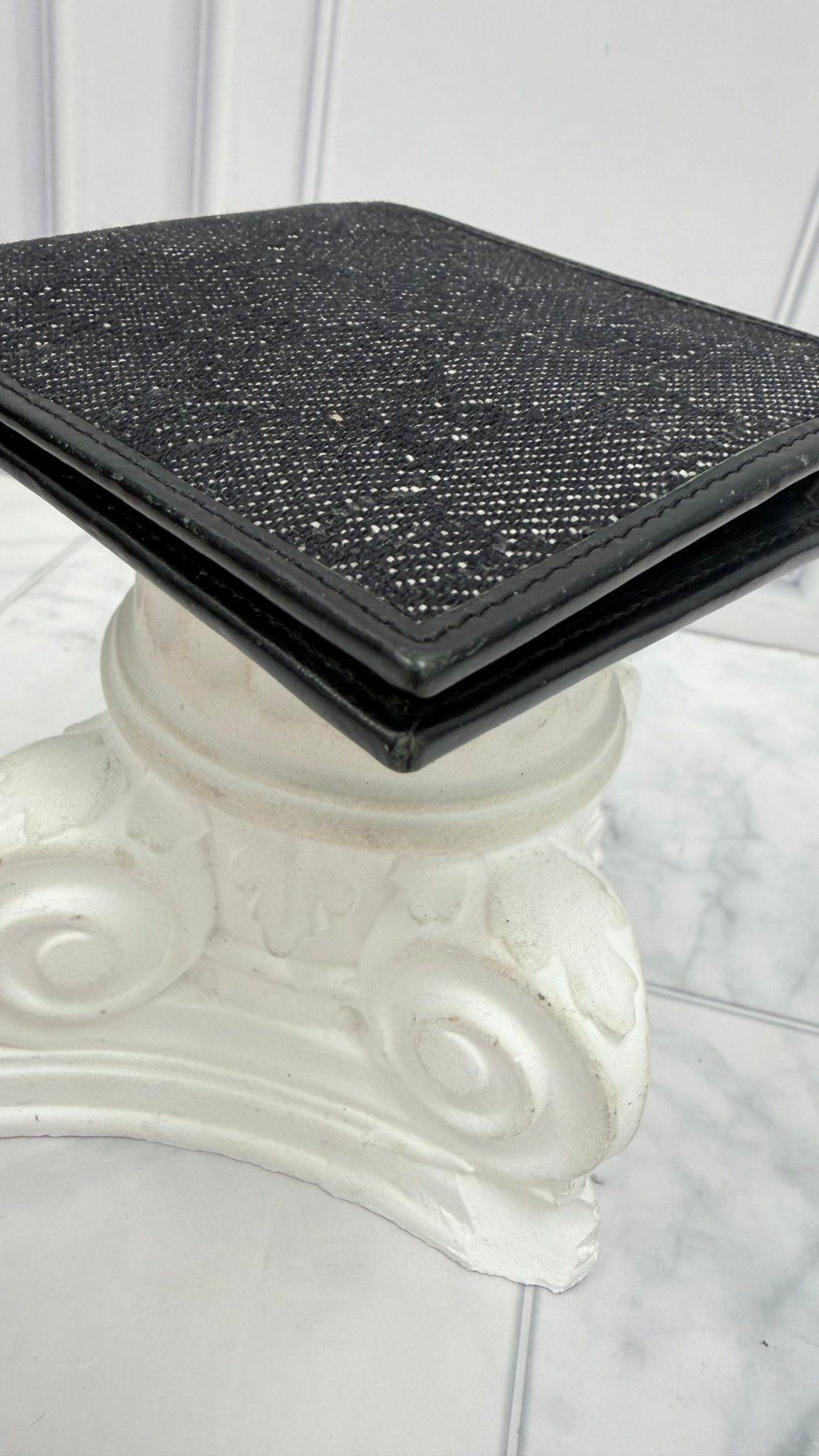 Gucci Black GG Canvas & Leather Bifold