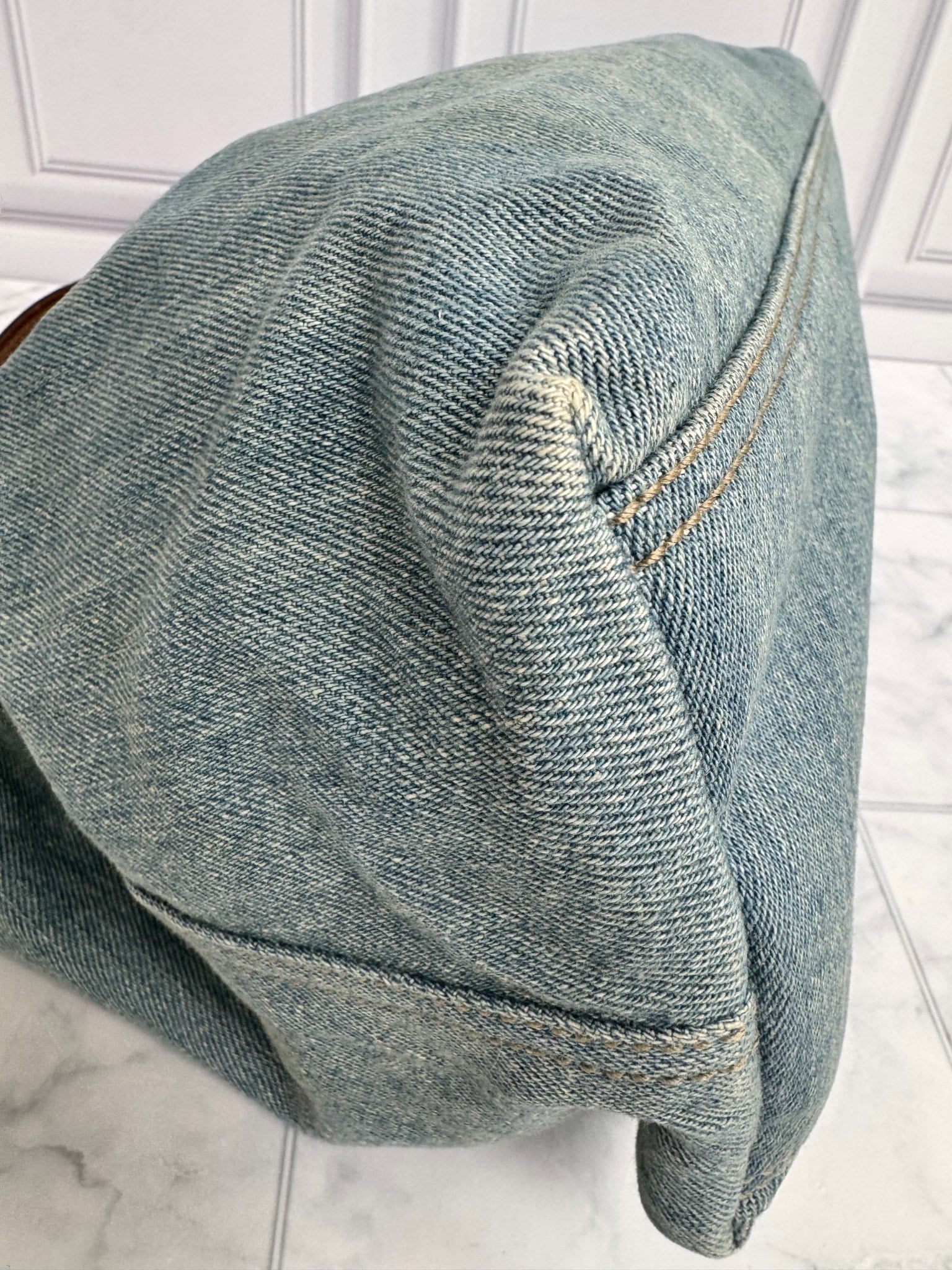 Gucci Blue Denim Medium Soho Tote Bag