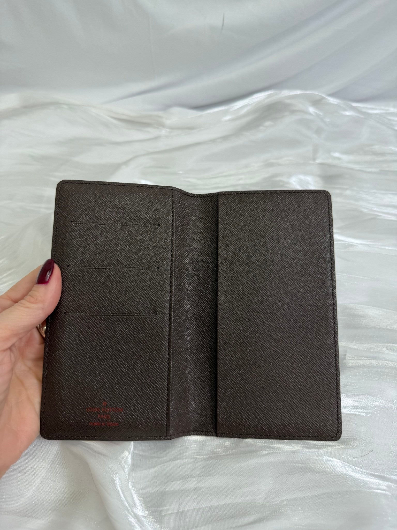 Louis Vuitton Damier Ebene Vertical Long Wallet