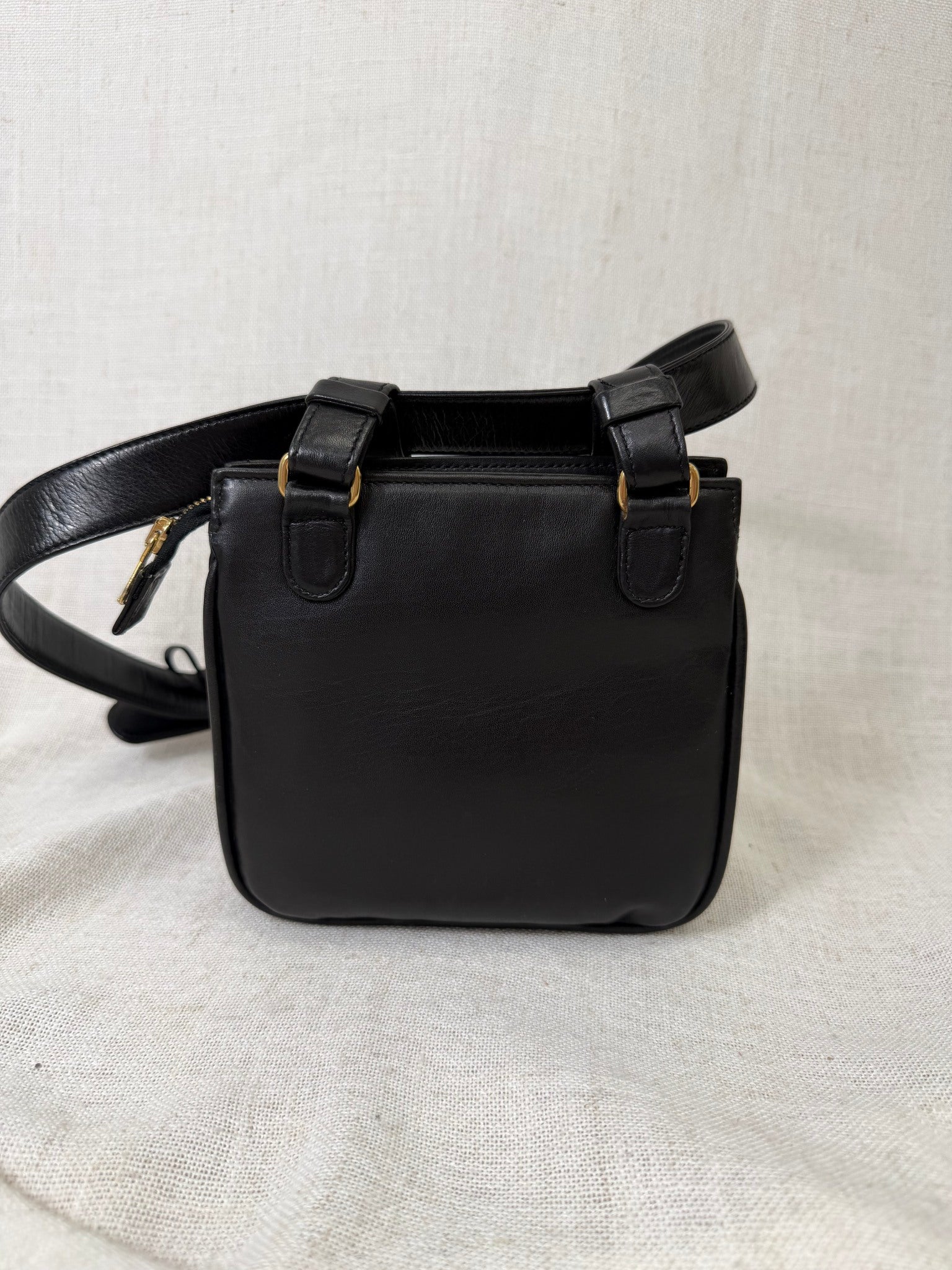 Chanel Black Lambskin Belt Bag