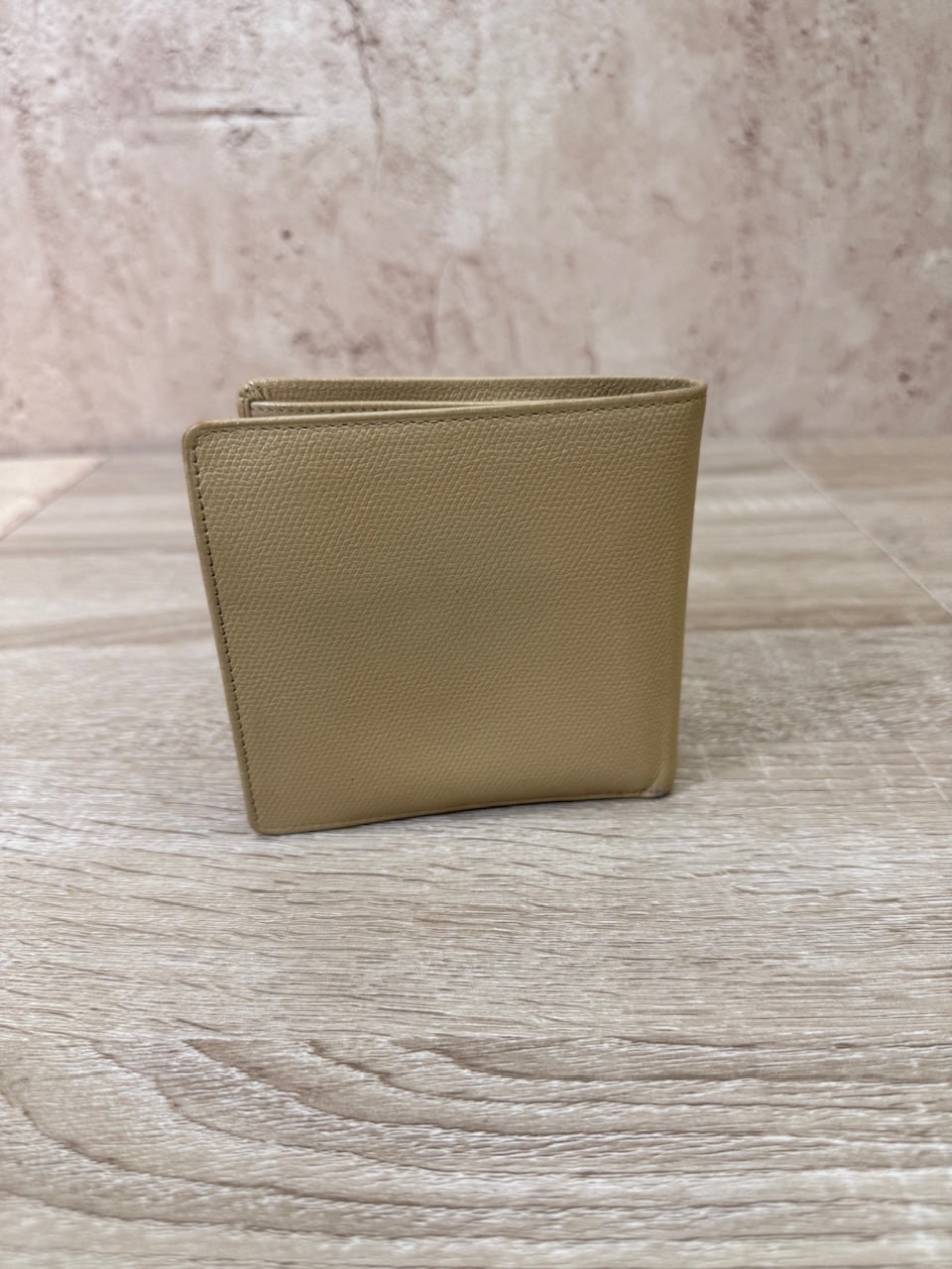 Chanel Tan Caviar Bifold Wallet