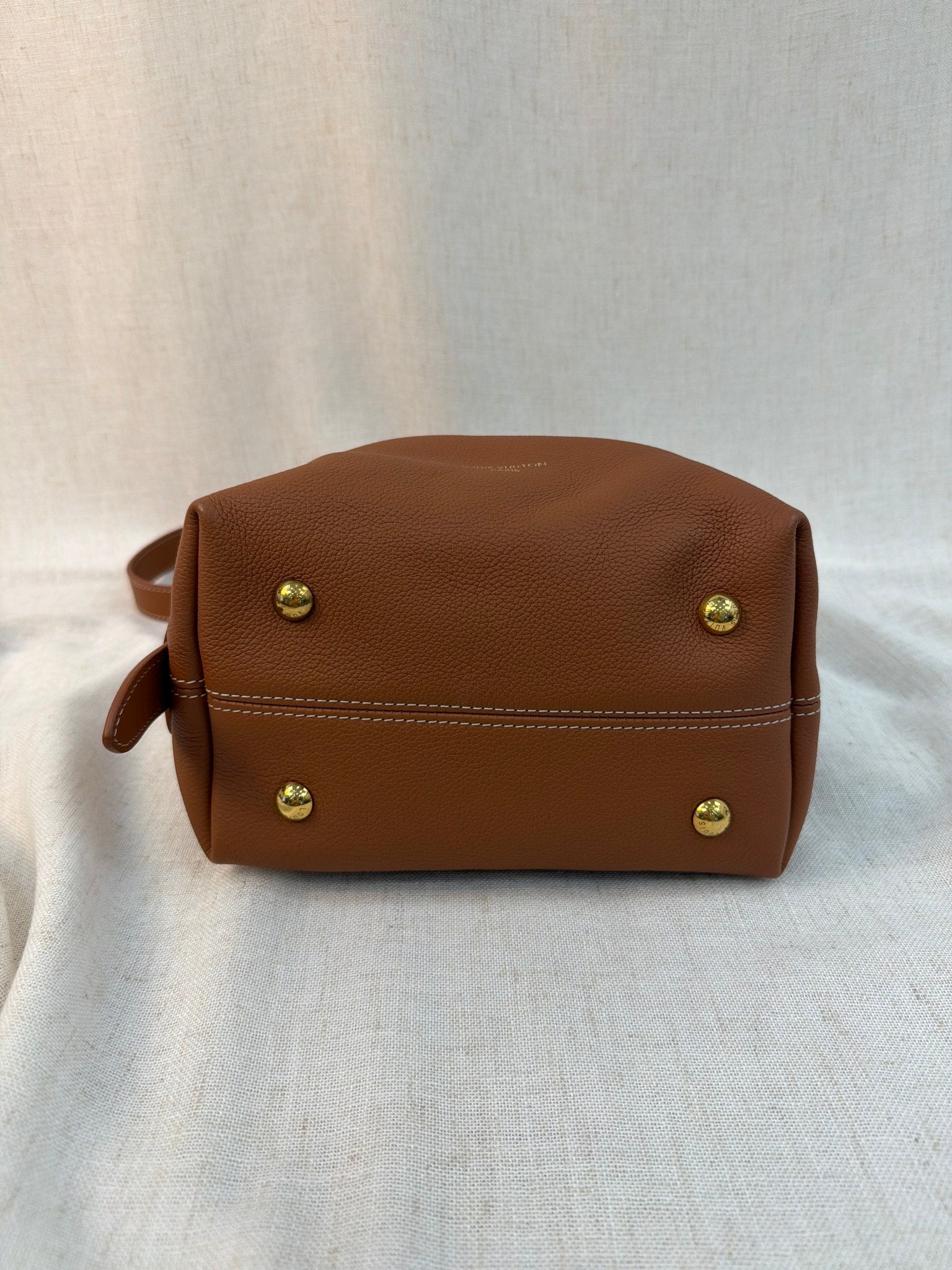 Louis Vuitton Brown Leather Low Key Hobo MM Bag