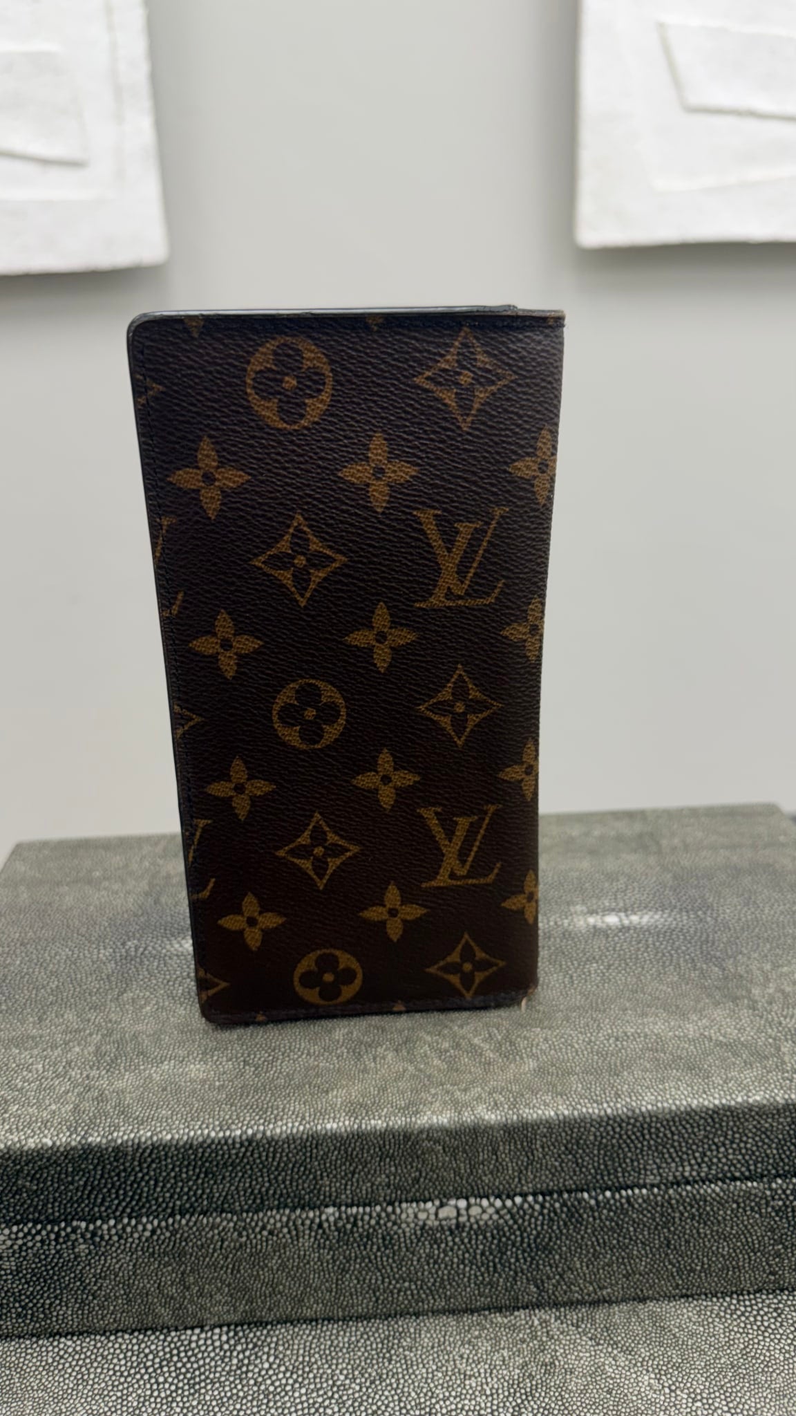 Louis Vuitton Monogram Rubber Logo Brazza Wallet