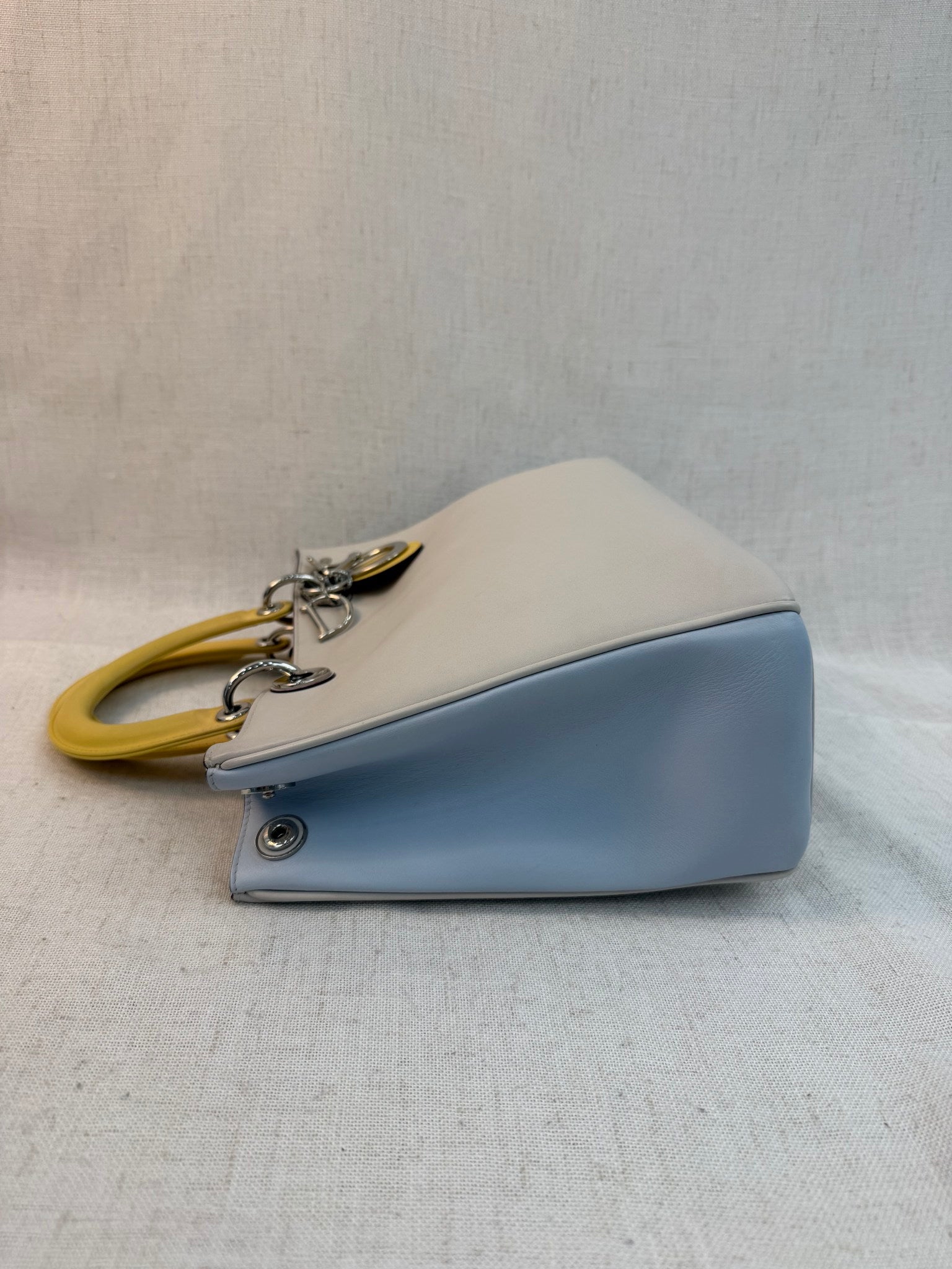 Christian Dior Multicolor Leather Diorissimo Medium Tote Bag