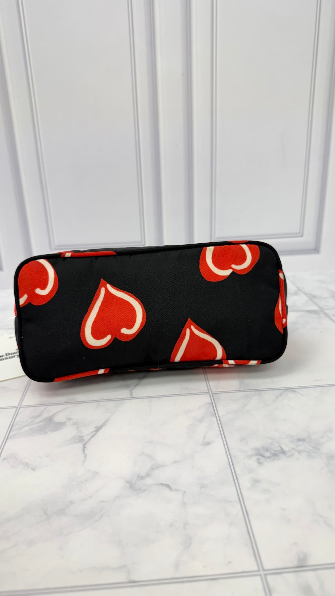 Prada Black Nylon Heart Shoulder Bag