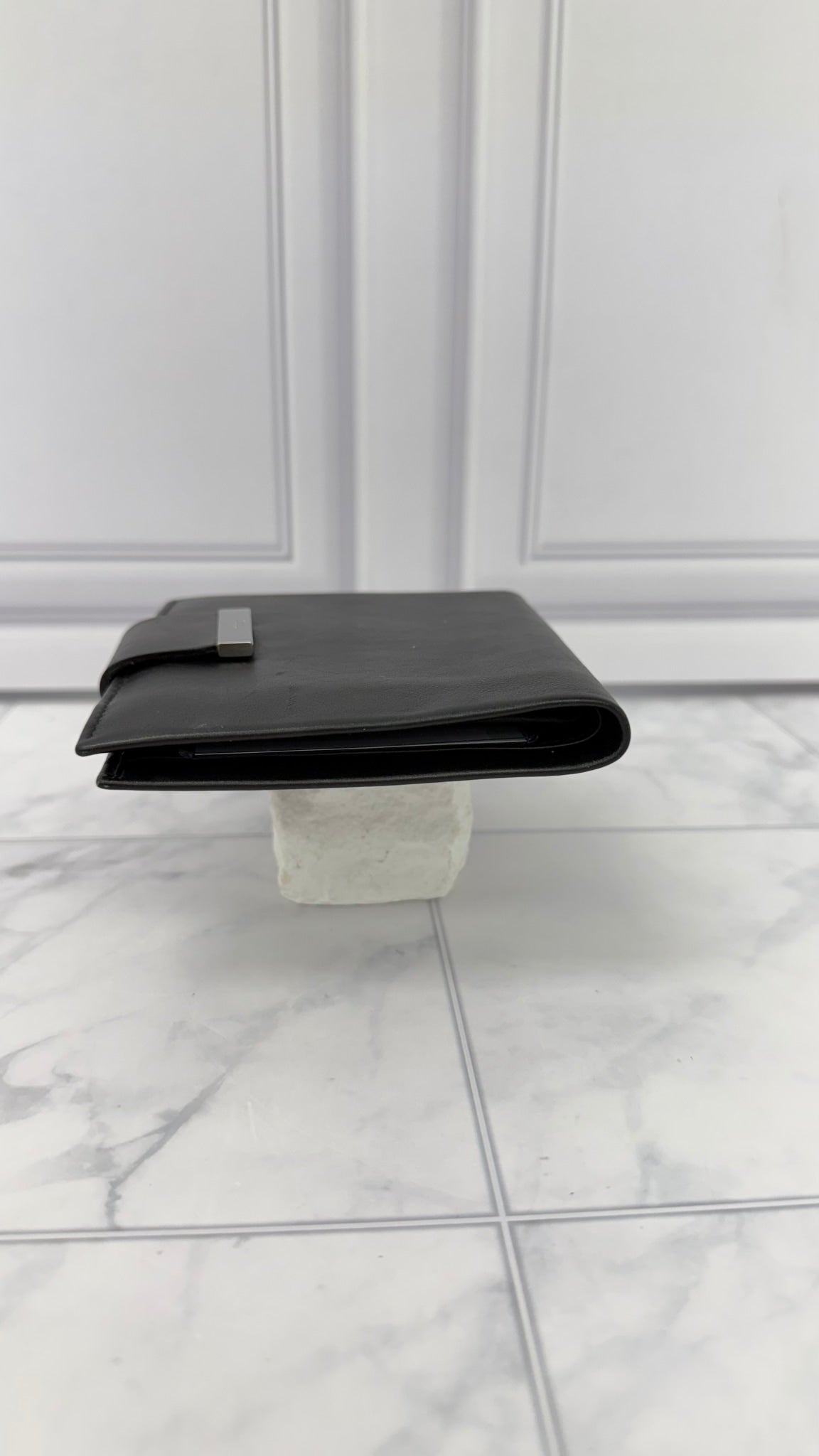 Gucci Black Soft Leather Compact Wallet
