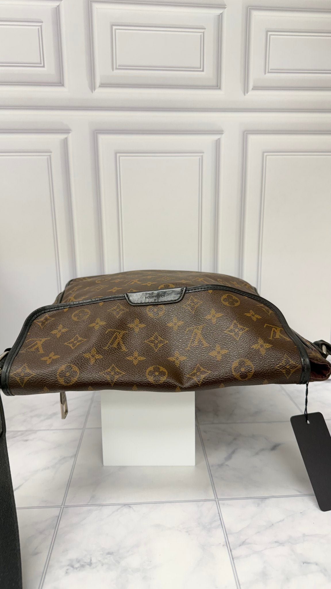 Louis Vuitton Monogram Macassar Bass MM Crossbody Bag