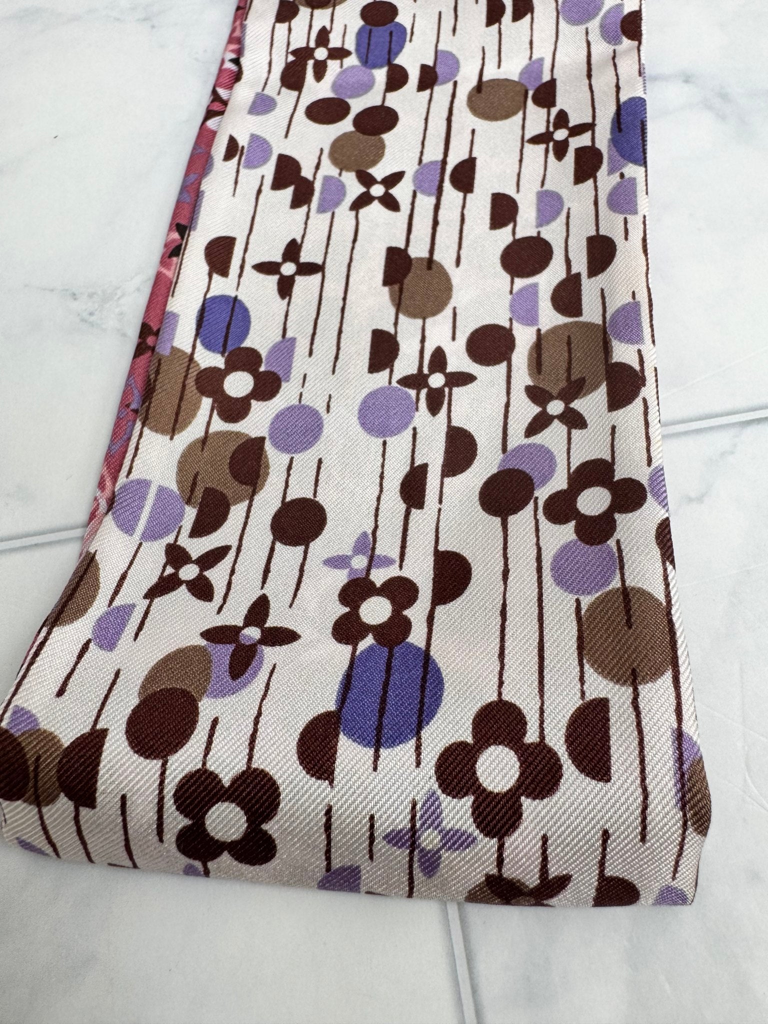 Louis Vuitton Pink And Purple Monogram Twilly