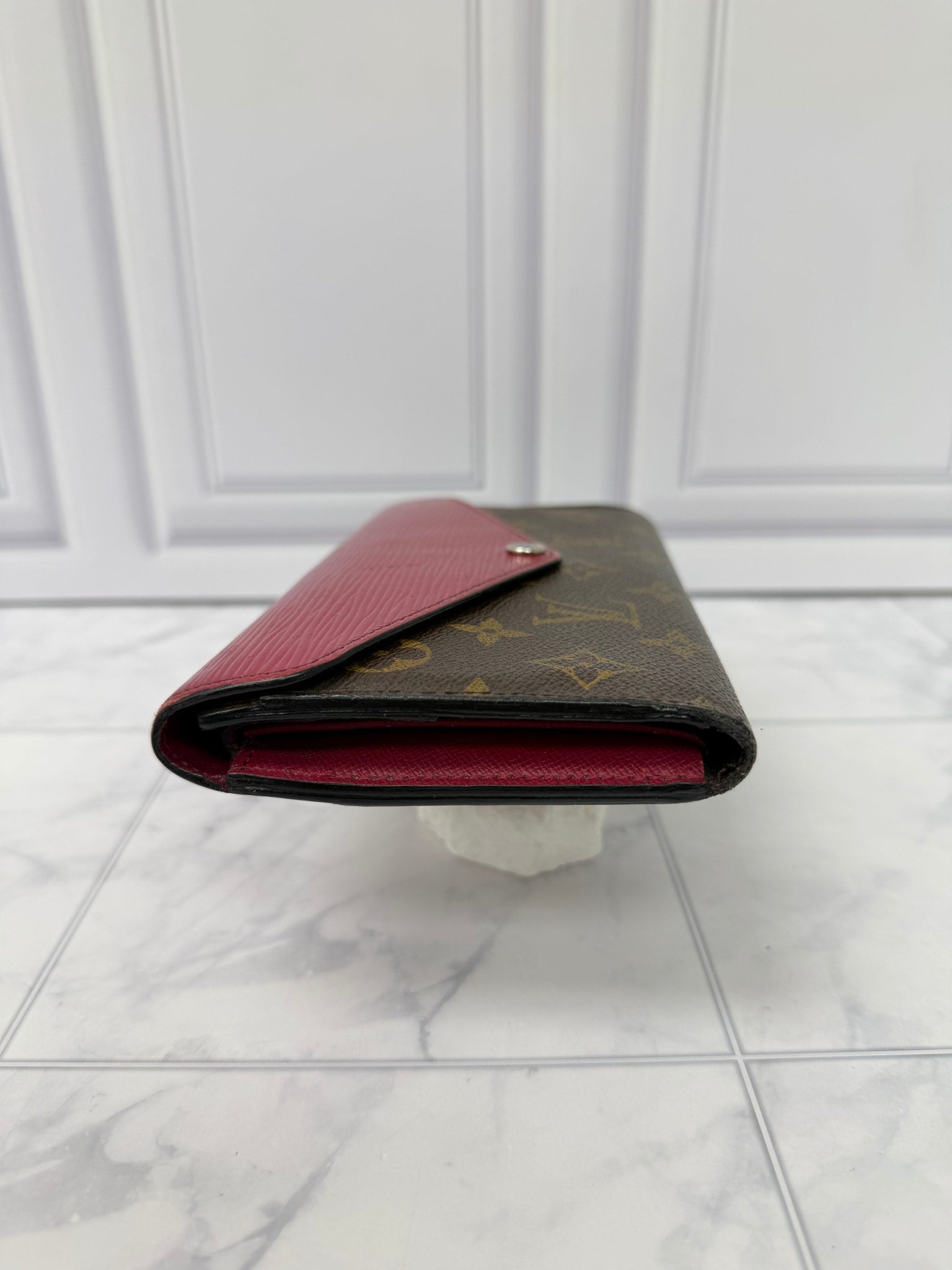 Louis Vuitton Monogram Purple Epi Leather Marie Lou Wallet