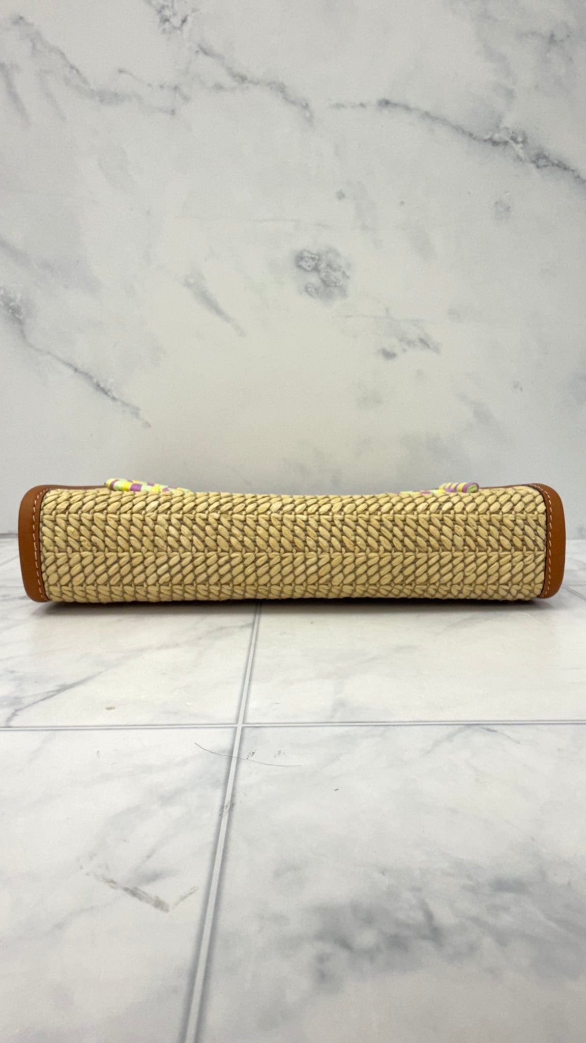 LIKE NEW - Gucci Multicolor Raffia Clutch